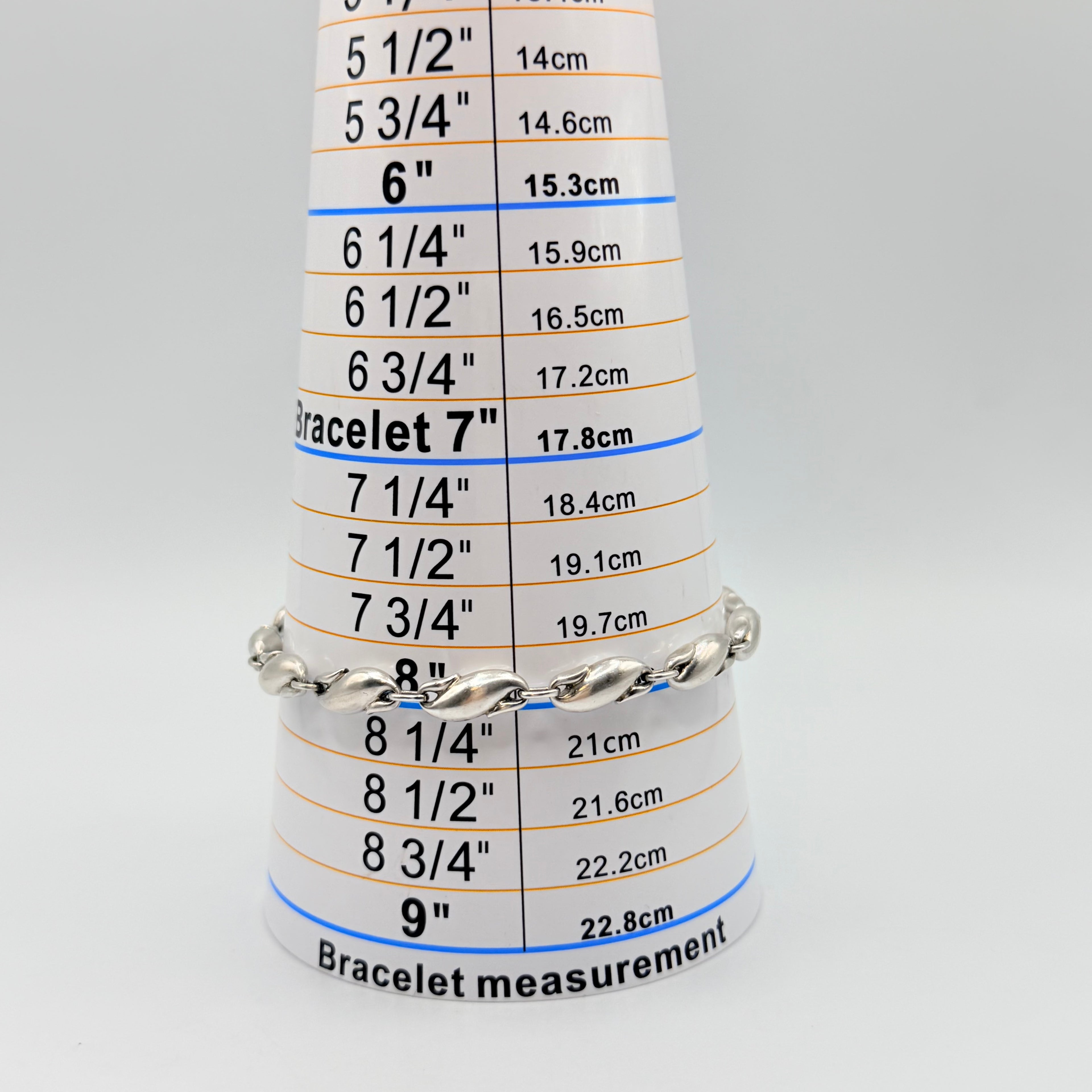 Tiffany & Co. Elsa Peretti Sterling Silver Seahorse Link Bracelet – 8 Inches