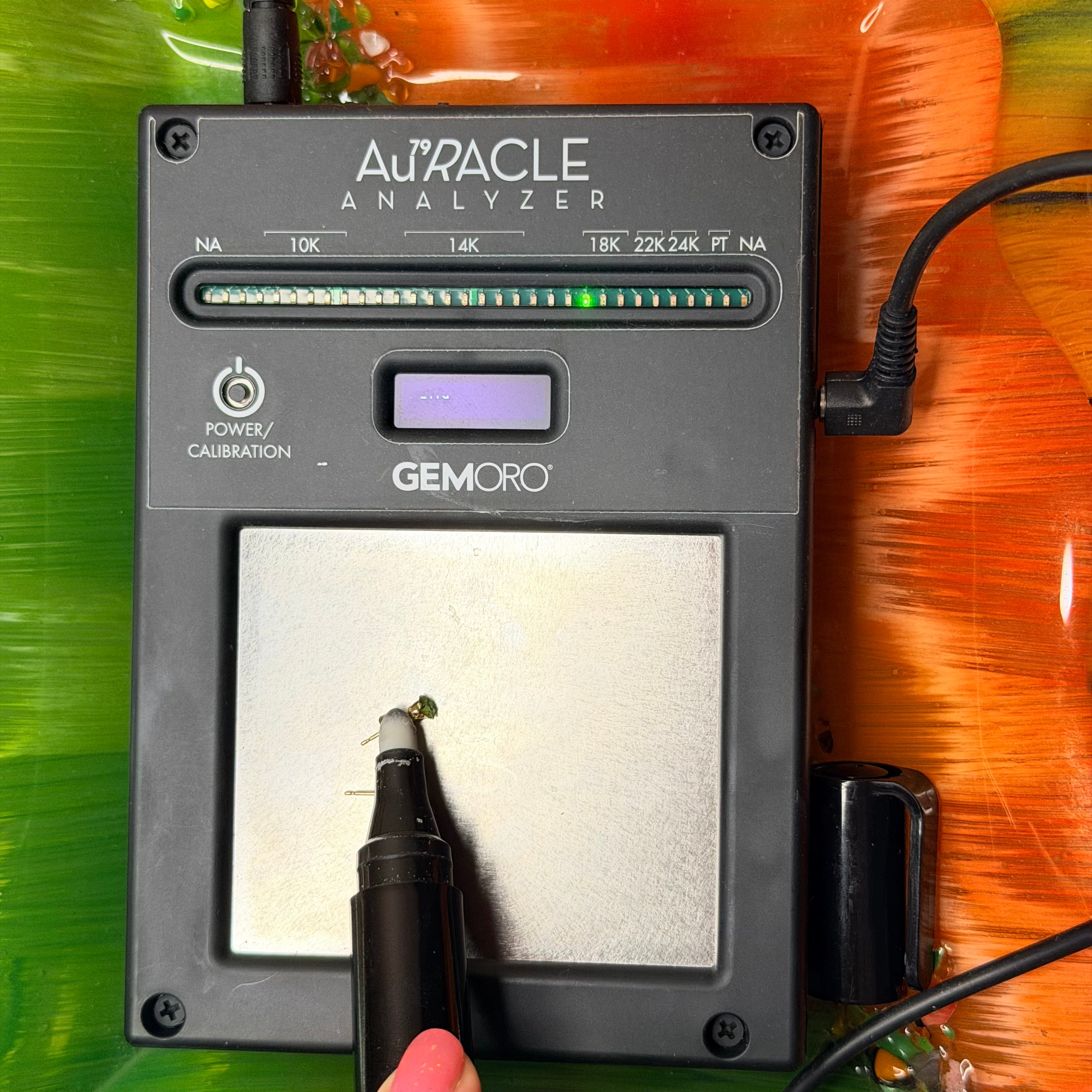 Solid 14K Yellow Gold Stud Earrings with Round Cut Green Gemstones