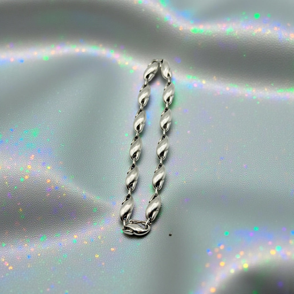 Tiffany & Co. Elsa Peretti Sterling Silver Seahorse Link Bracelet – 8 Inches