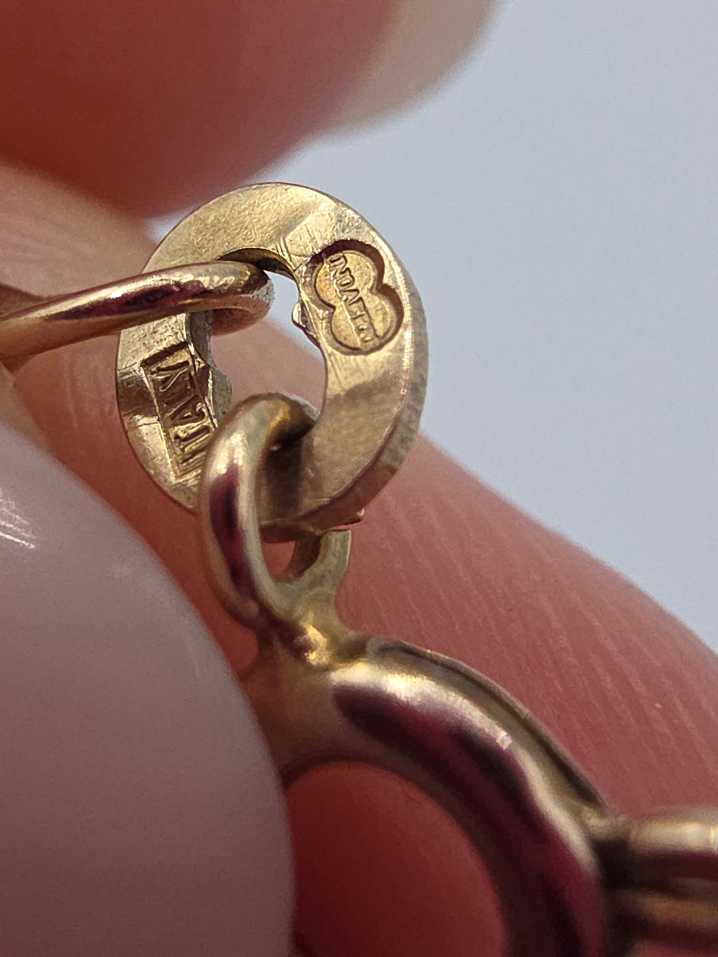 Vintage UnoAErre 585 Solid 14K Yellow Gold Box Chain Italy Bracelet - 7.25 Inch