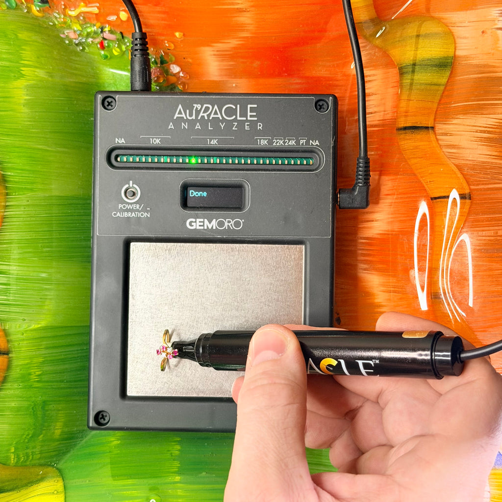 Solid 14K Yellow Gold Ring with Round Cut Ruby and Gemstone Cluster Size 5.5