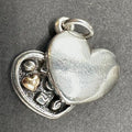 James Avery 925 Sterling Silver Heart Box of Chocolates Necklace Pendant RARE RETIRED