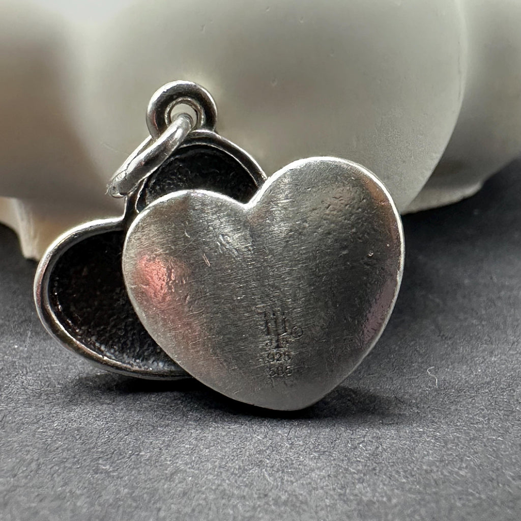 James Avery 925 Sterling Silver Heart Box of Chocolates Necklace Pendant RARE RETIRED
