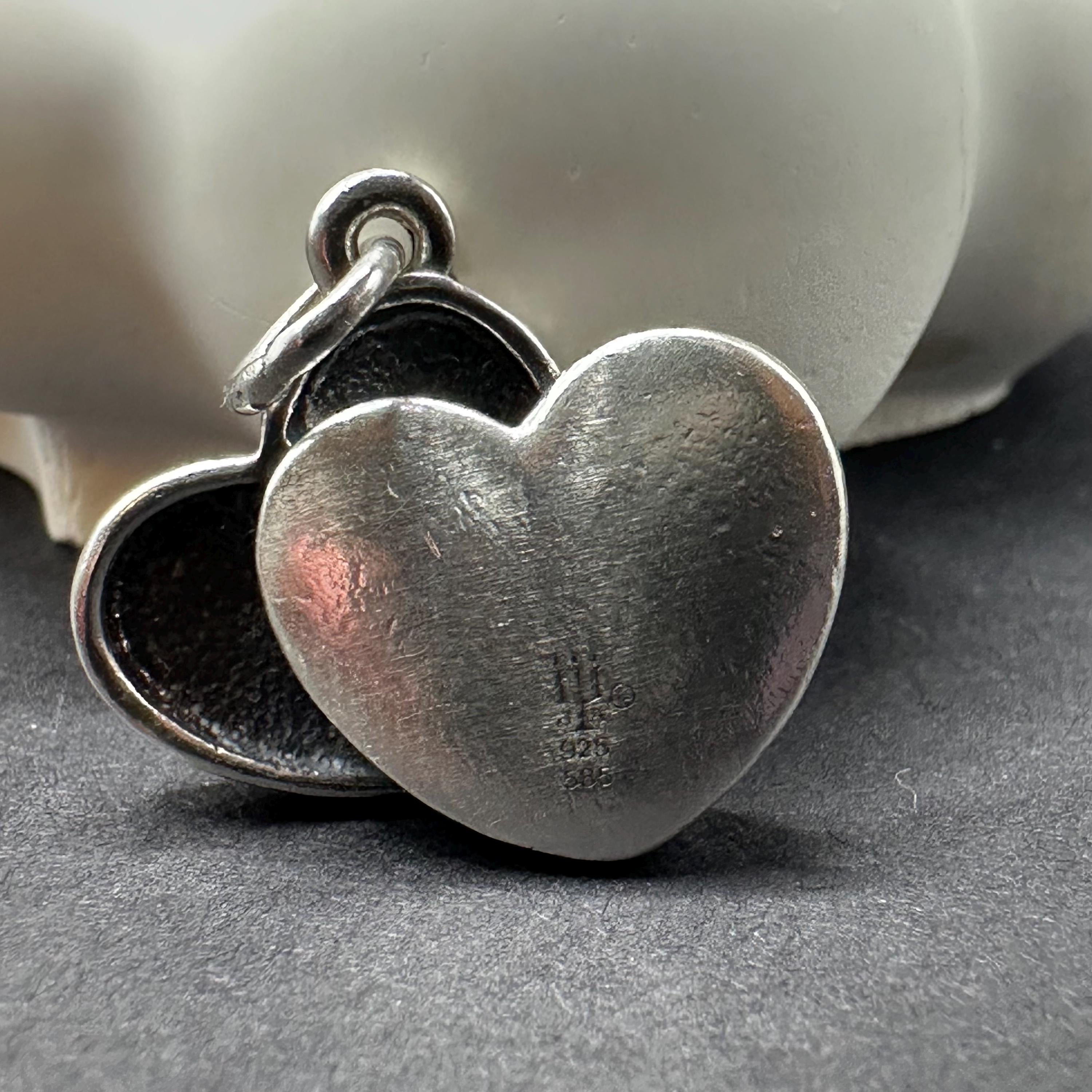 James Avery 925 Sterling Silver Heart Box of Chocolates Necklace Pendant RARE RETIRED
