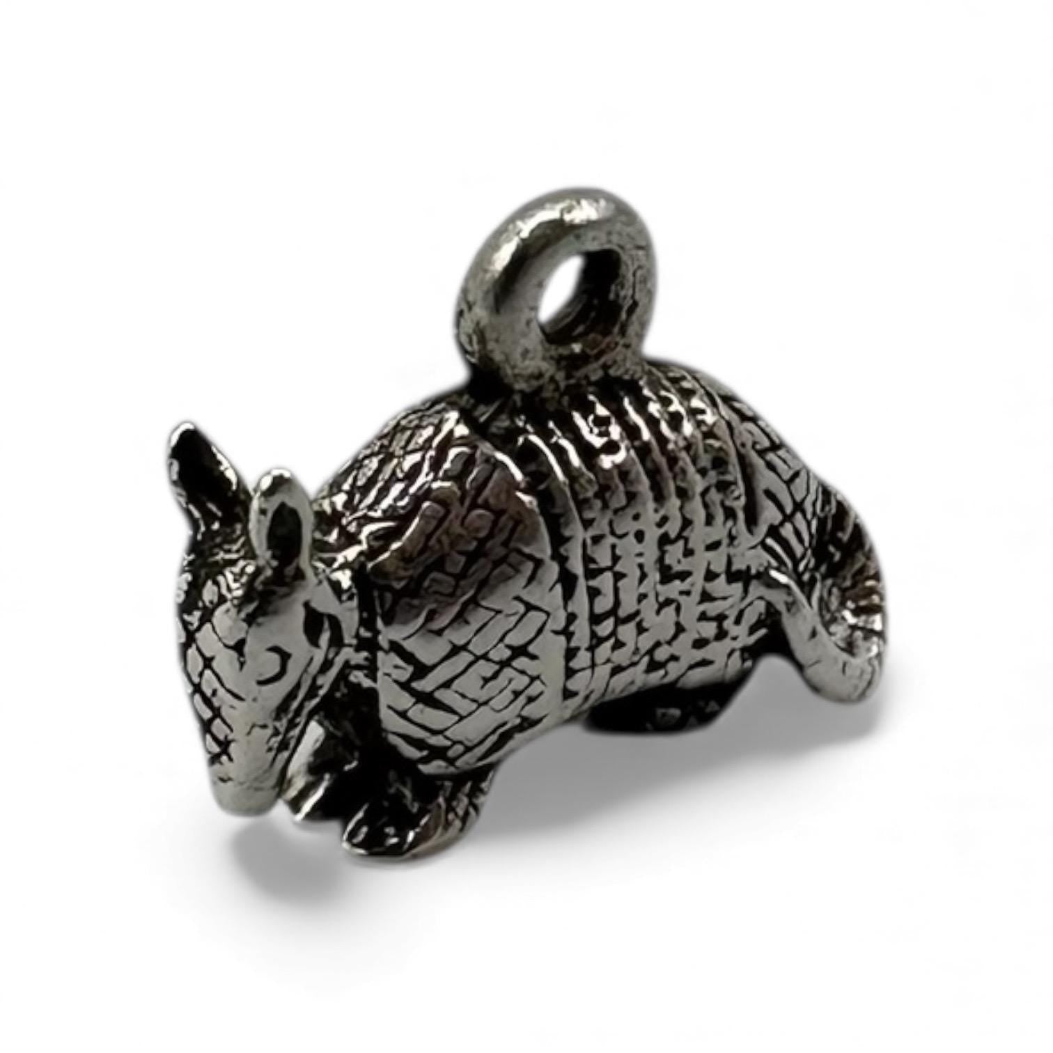 James Avery Armadillo Charm, RETIRED Sterling Silver Animal Charm NO LOOP