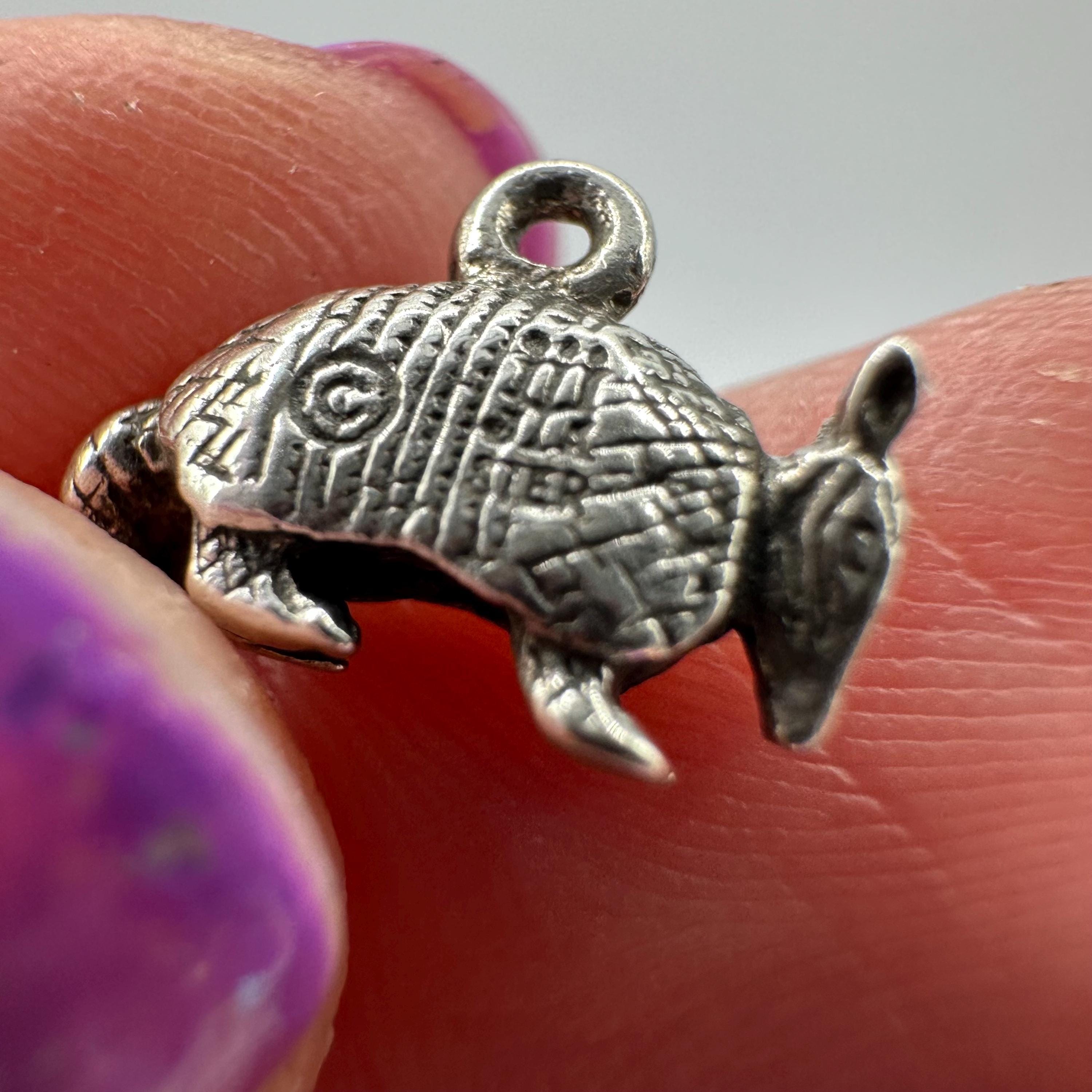 James Avery Armadillo Charm, RETIRED Sterling Silver Animal Charm NO LOOP