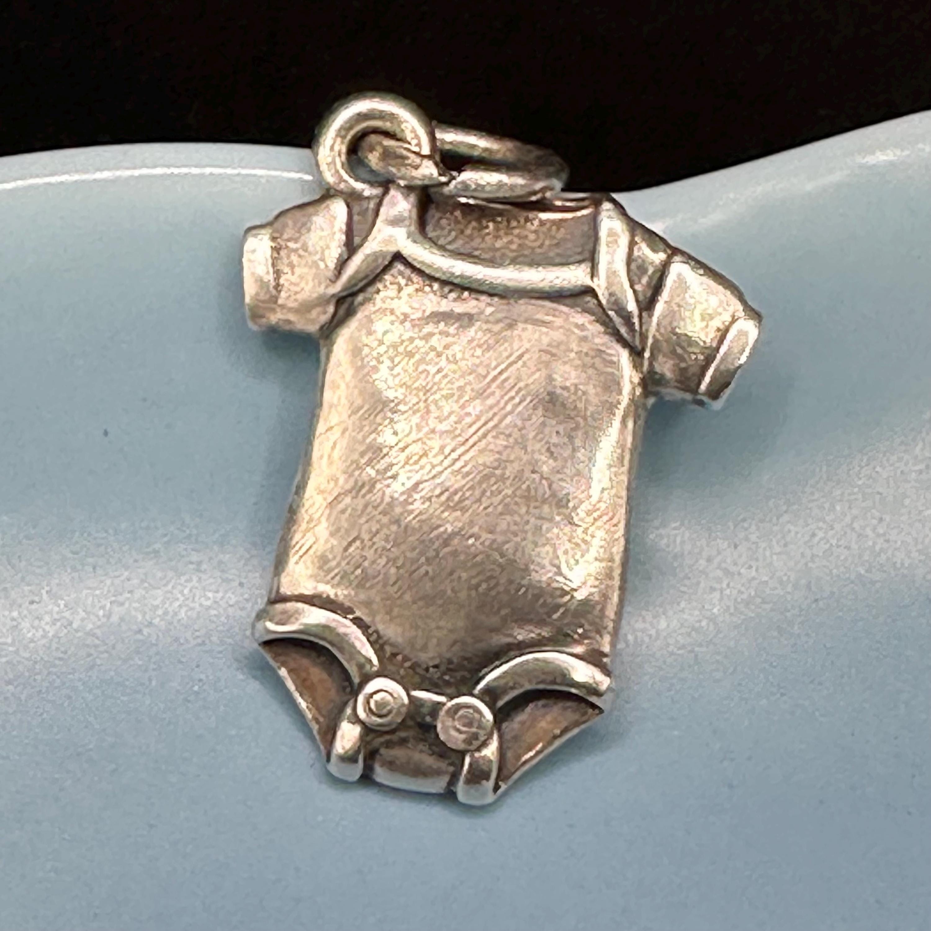 James Avery Baby Onesie Charm 925 Sterling Silver