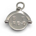 James Avery Best Friend Spinner Charm, Retired, 925 Sterling Silver, Uncut Loop