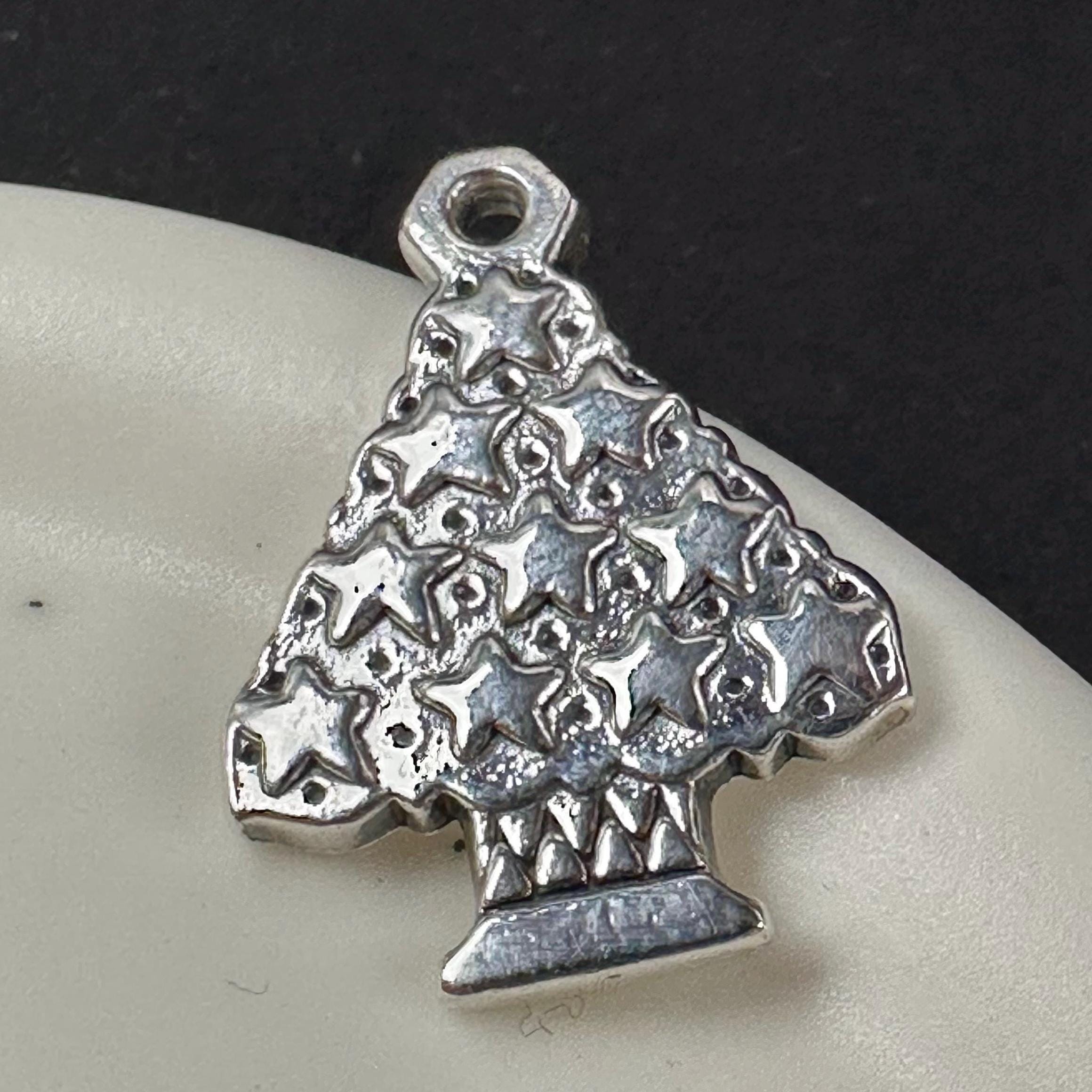 James Avery Christmas Tree Charm Sterling Silver