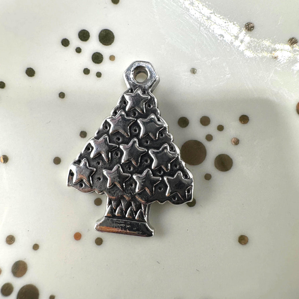 James Avery Christmas Tree Charm Sterling Silver