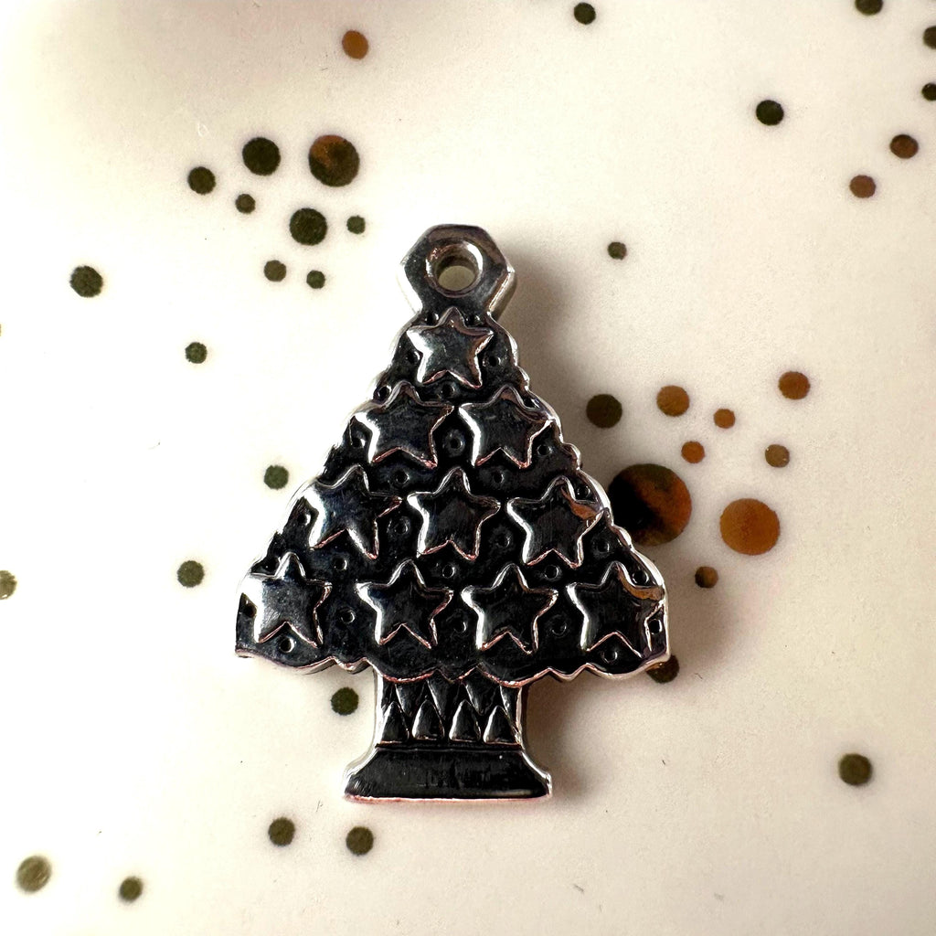 James Avery Christmas Tree Charm Sterling Silver