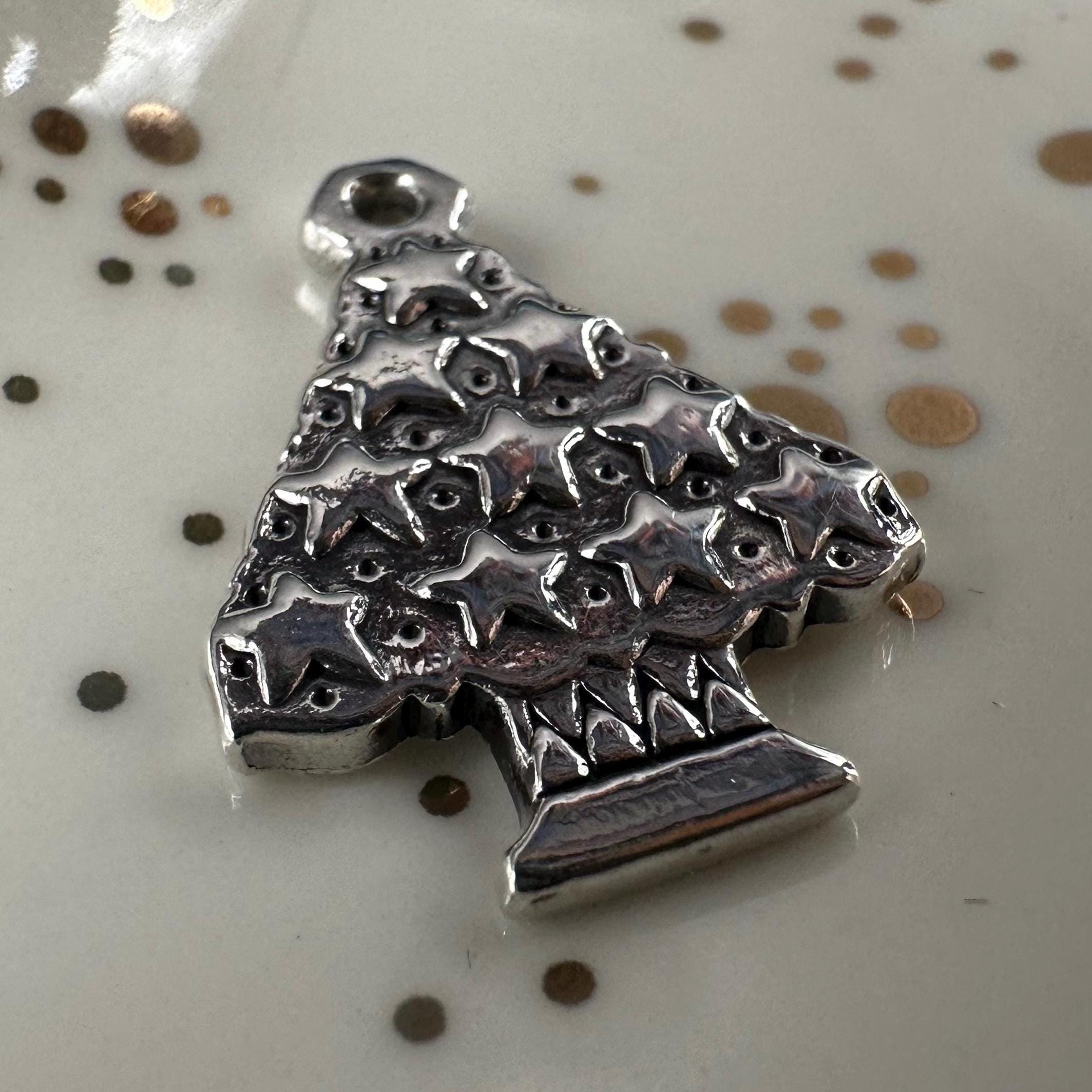 James Avery Christmas Tree Charm Sterling Silver