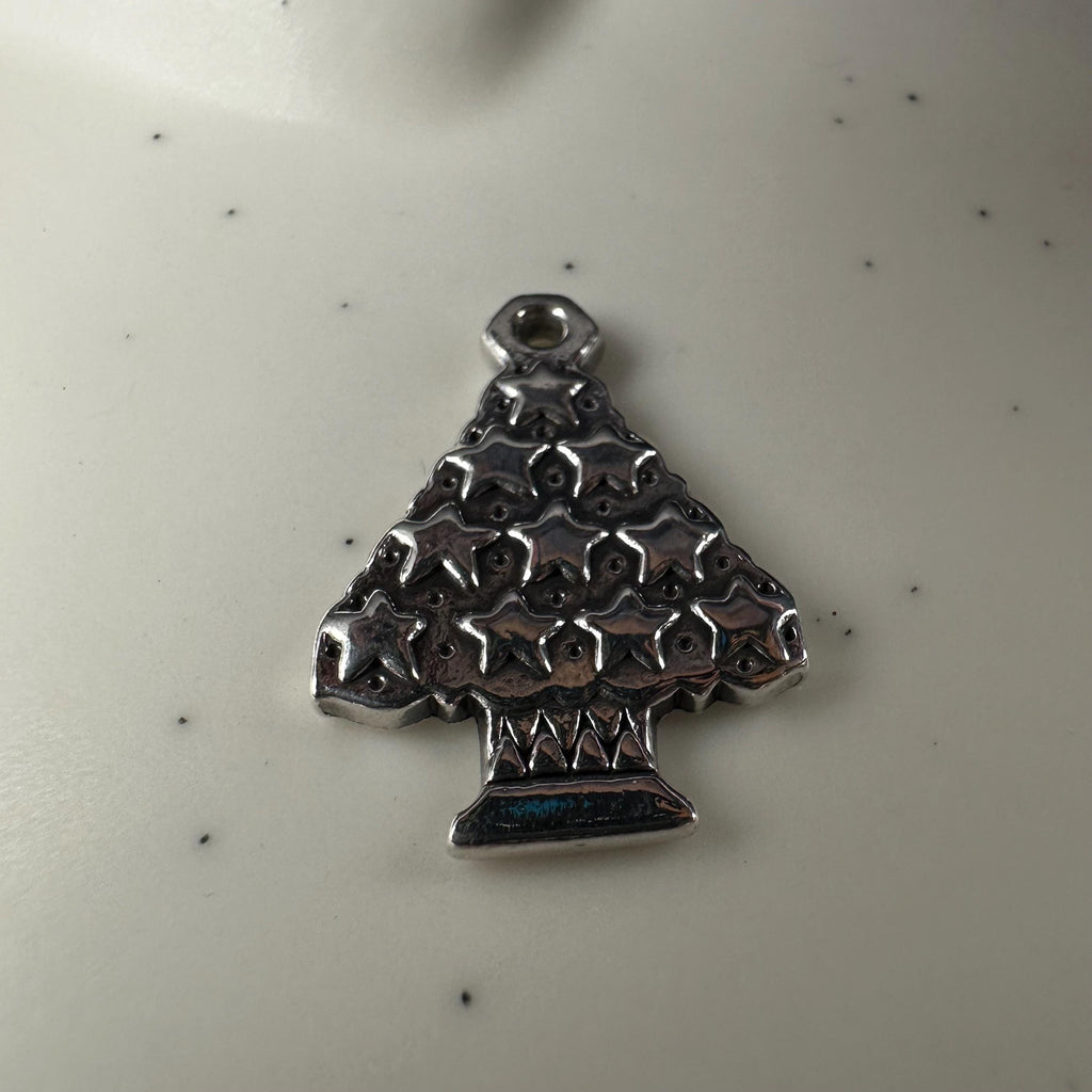 James Avery Christmas Tree Charm Sterling Silver