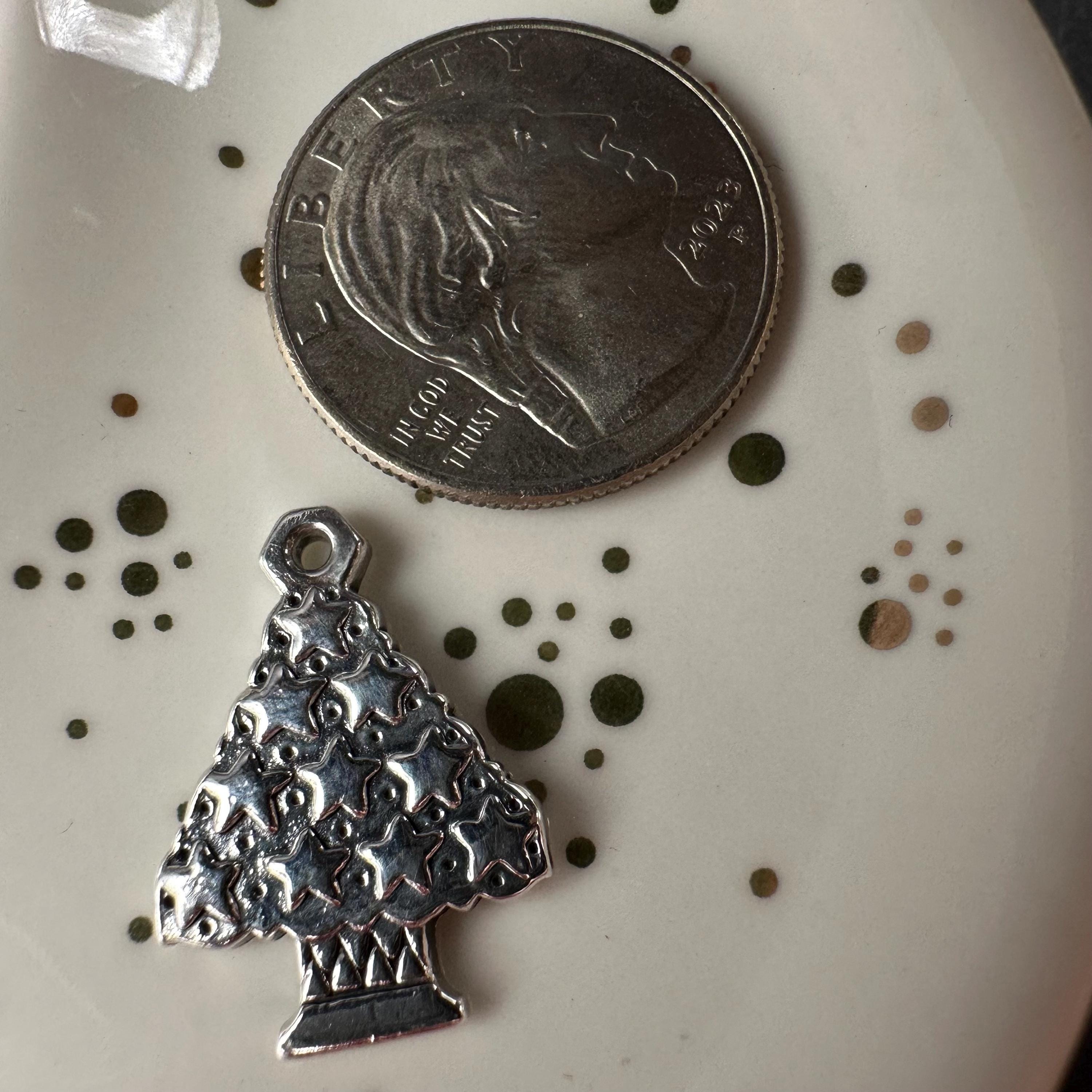 James Avery Christmas Tree Charm Sterling Silver