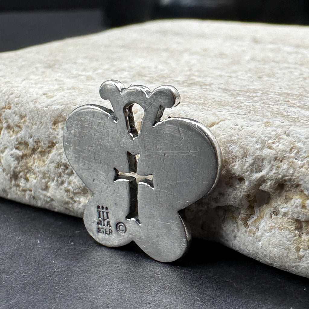 James Avery Crosslet Butterfly with Cross Charm 925 Sterling Silver