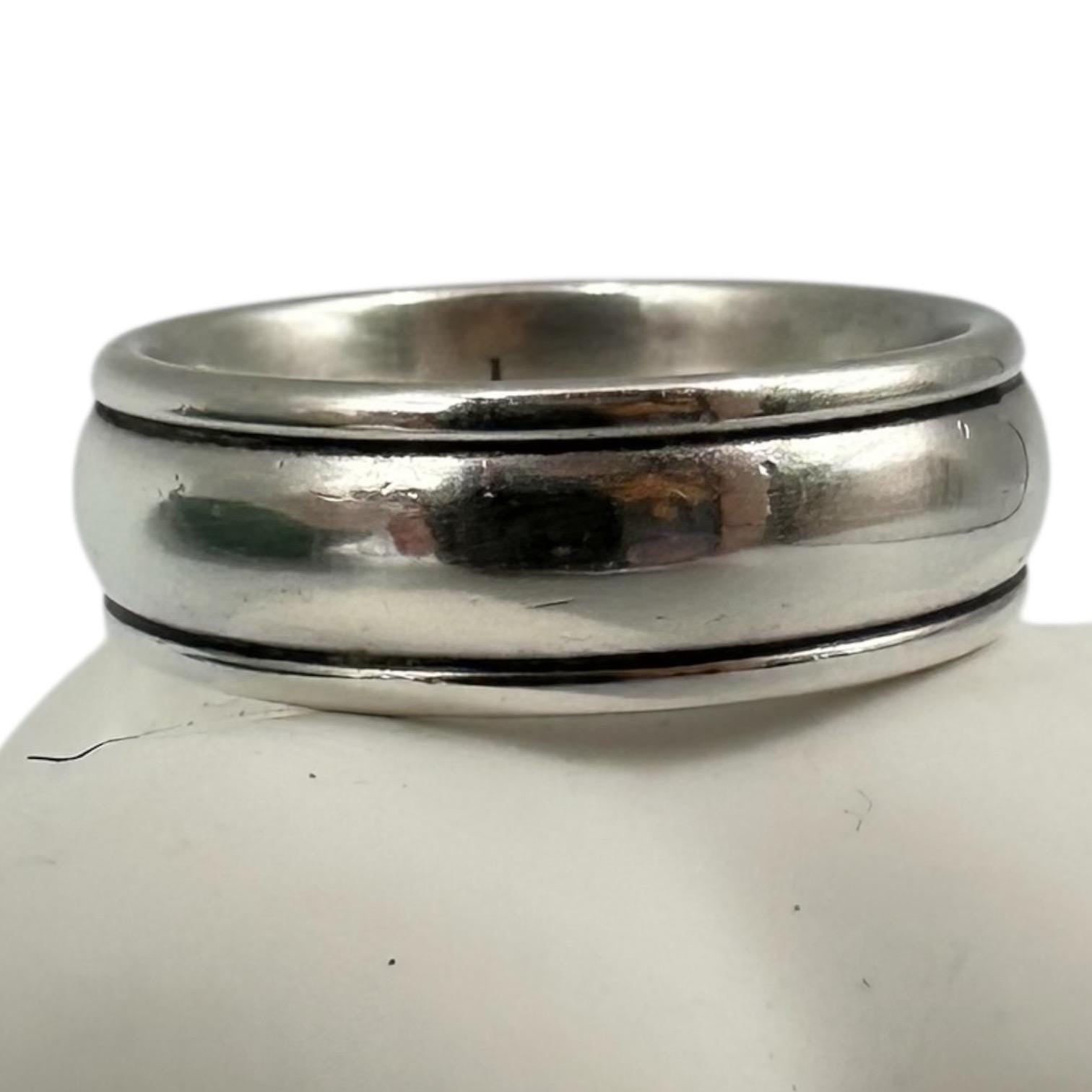 James Avery Equal Wedding Band Ring, Retired Sterling Silver, Size 6.25