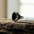 James Avery Oval Black Onyx Ring, Sterling Silver, Size 6.75 RETIRED