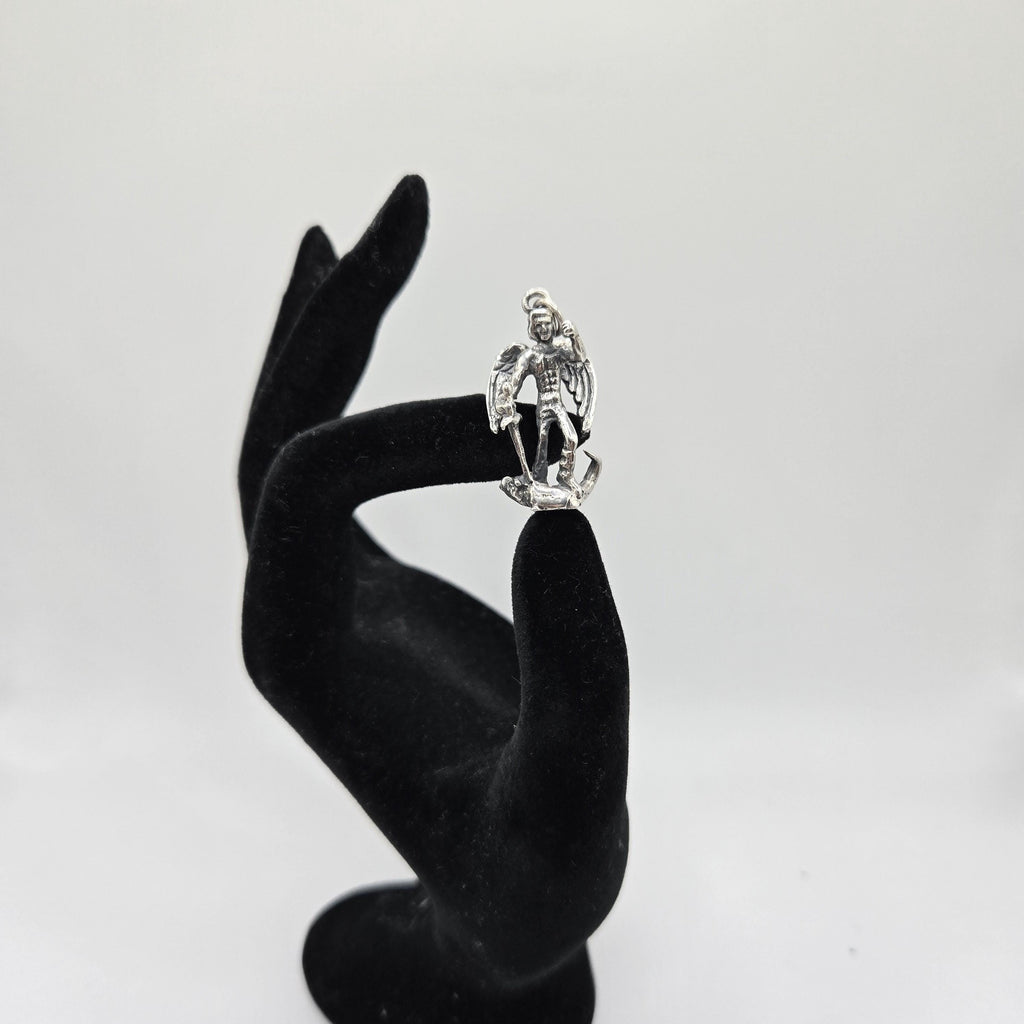 James Avery Pendant St Michael Slayer Archangel RARE RETIRED