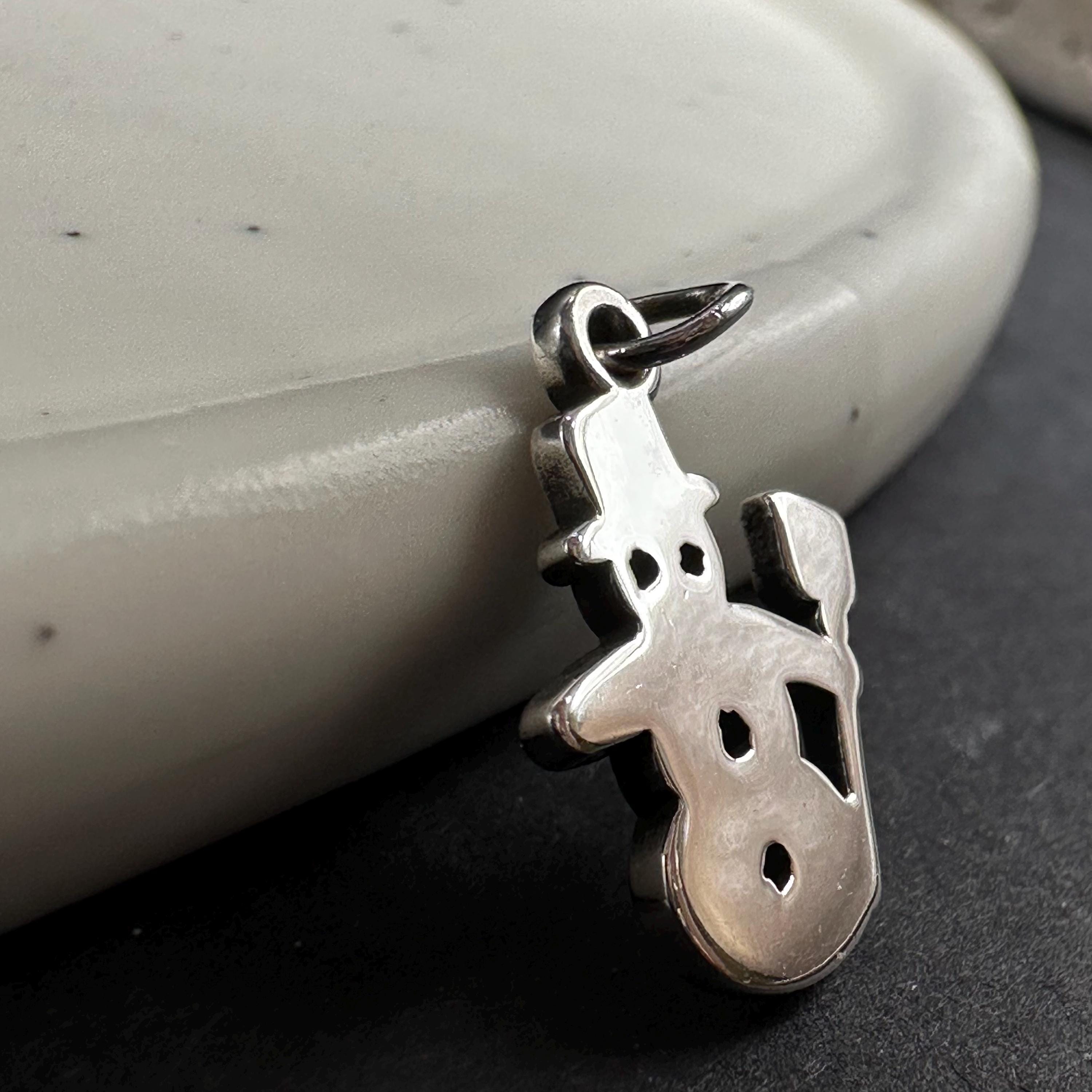 James Avery Snowman Christmas Charm 925 Sterling Silver