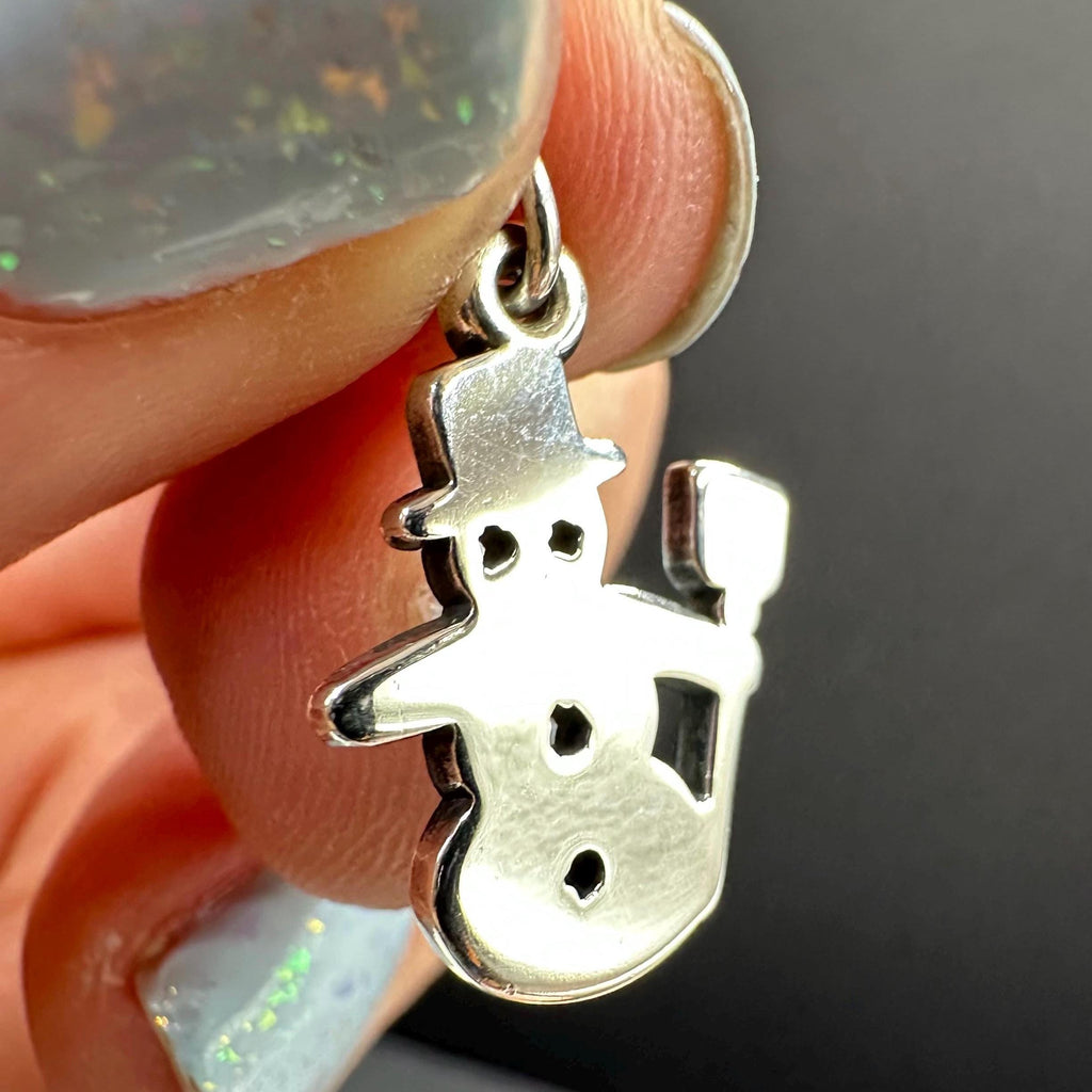 James Avery Snowman Christmas Charm 925 Sterling Silver