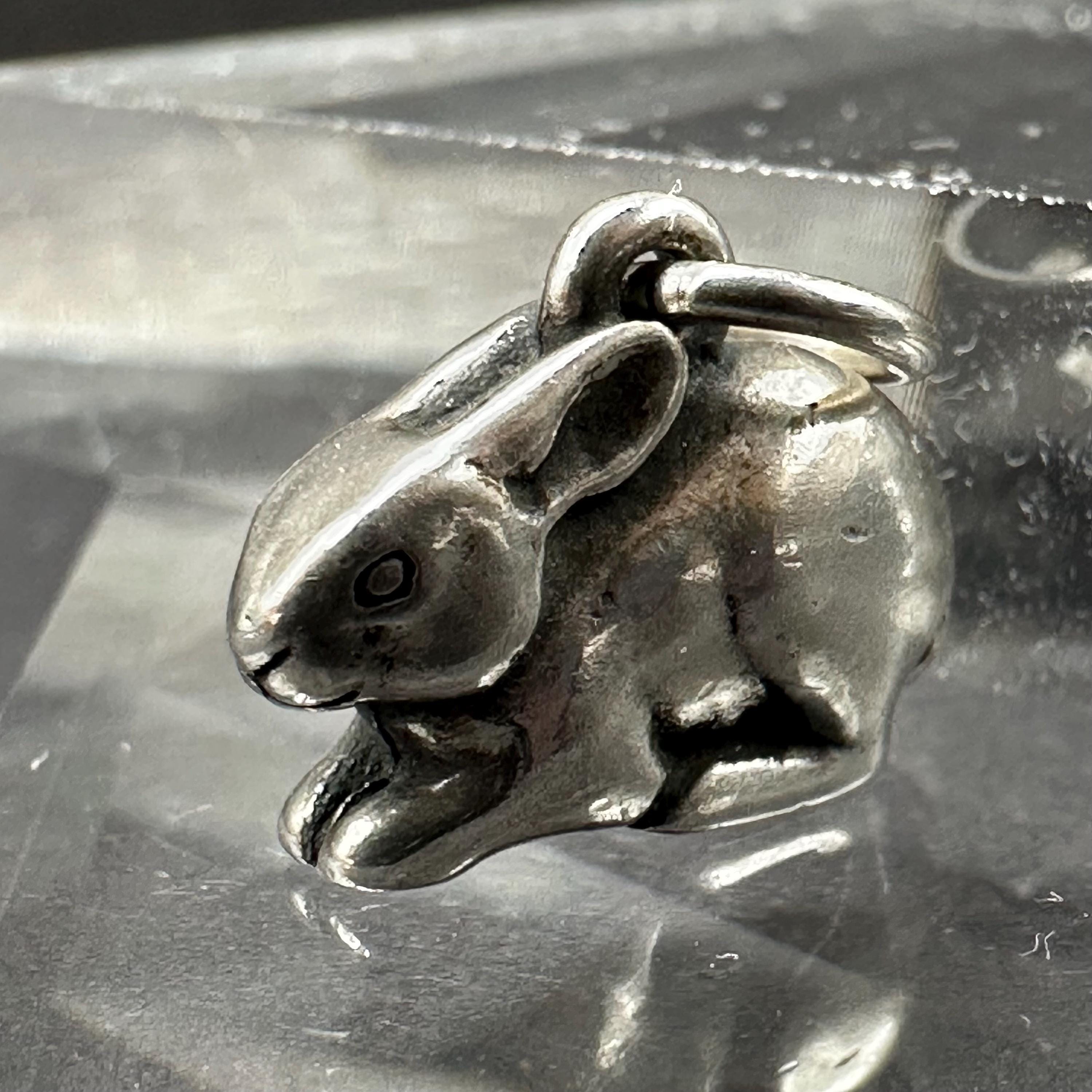 James Avery Sterling Silver 925 Bunny Rabbit Charm for Charm Bracelet RETIRED