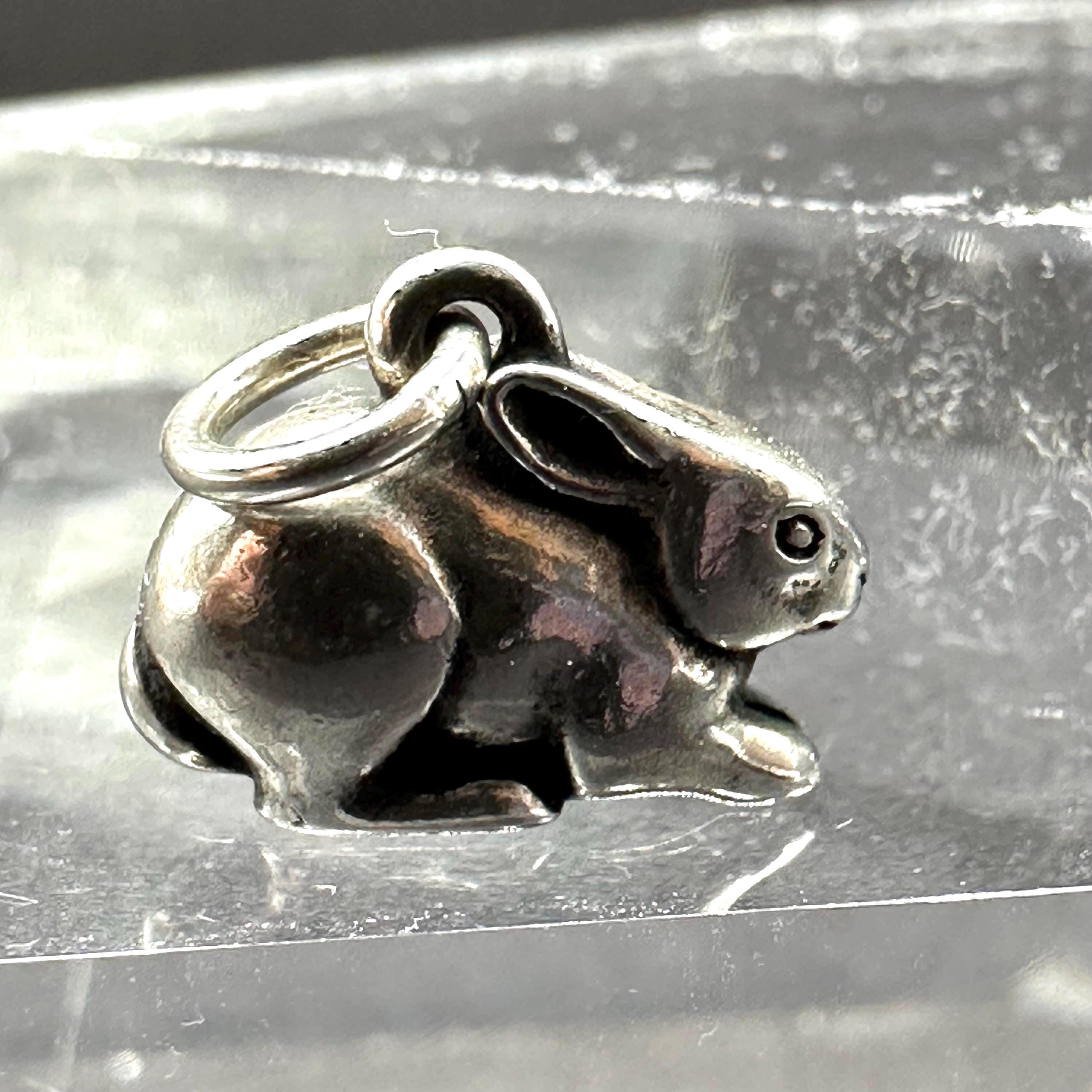 James Avery Sterling Silver 925 Bunny Rabbit Charm for Charm Bracelet RETIRED