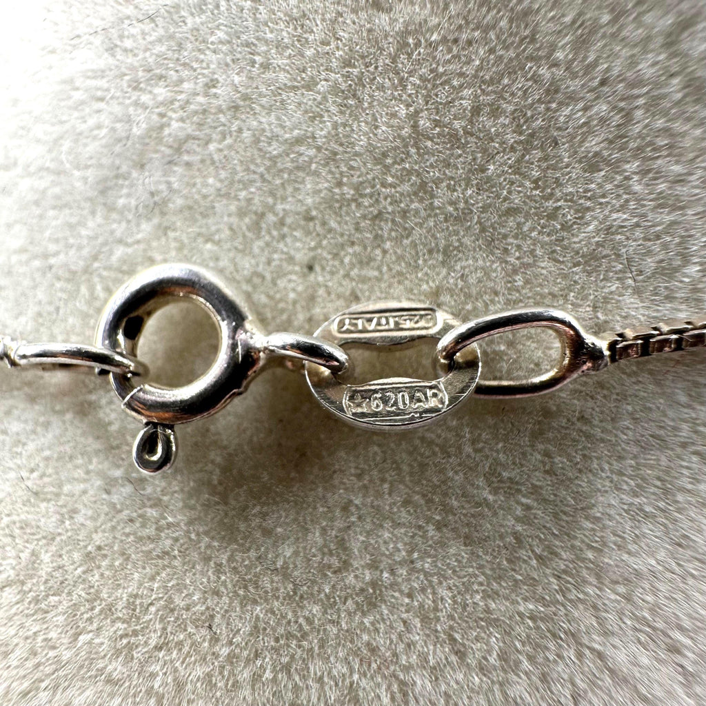 James Avery Sterling Silver Double Cupid Hearts Pendant Necklace 16.5 Inch Length