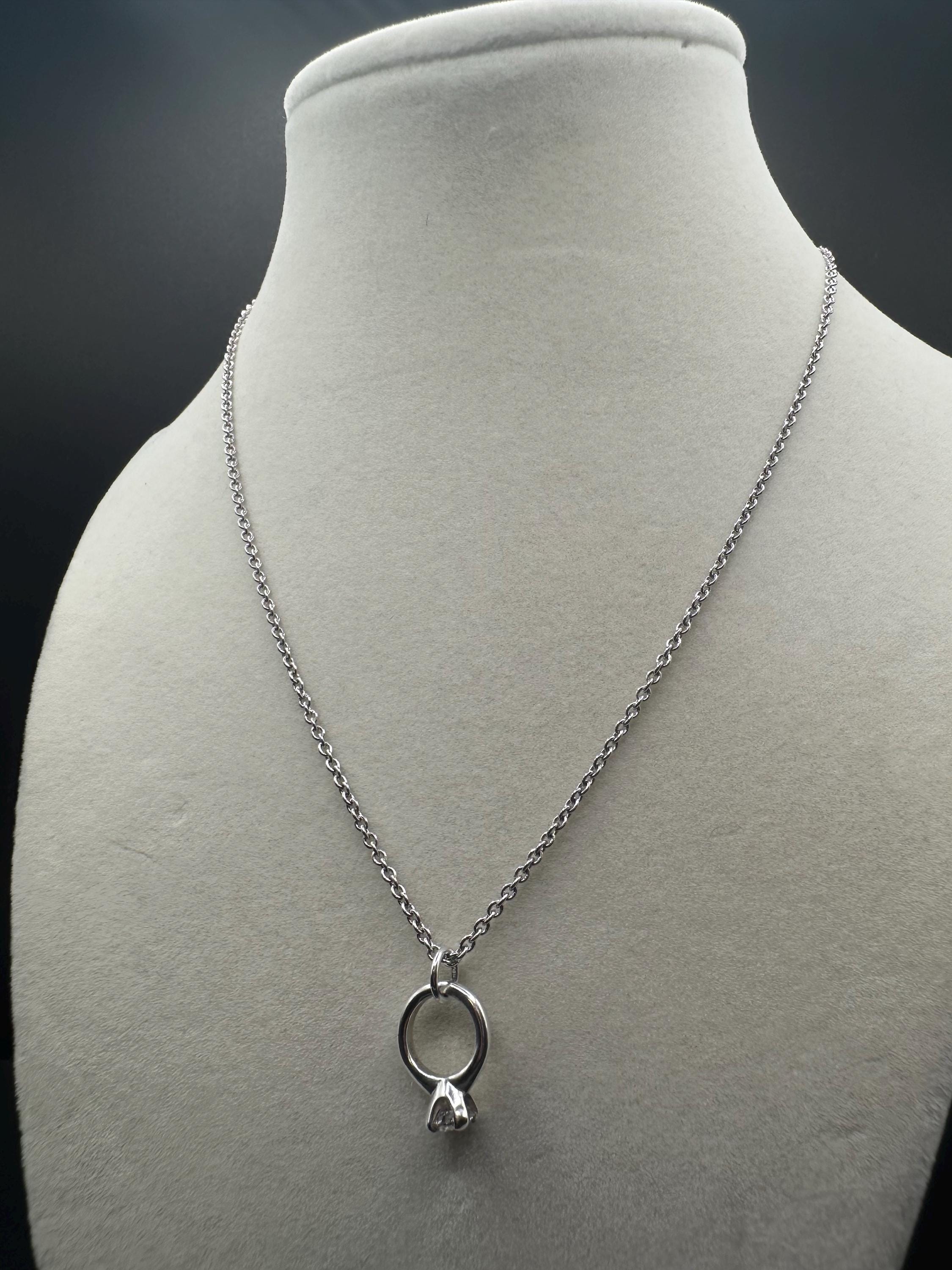 James Avery Wedding Ring Charm Pendant Necklace 16 Inches Length