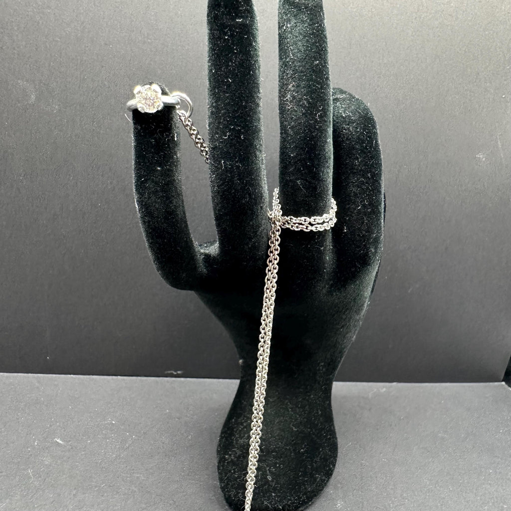 James Avery Wedding Ring Charm Pendant Necklace 16 Inches Length