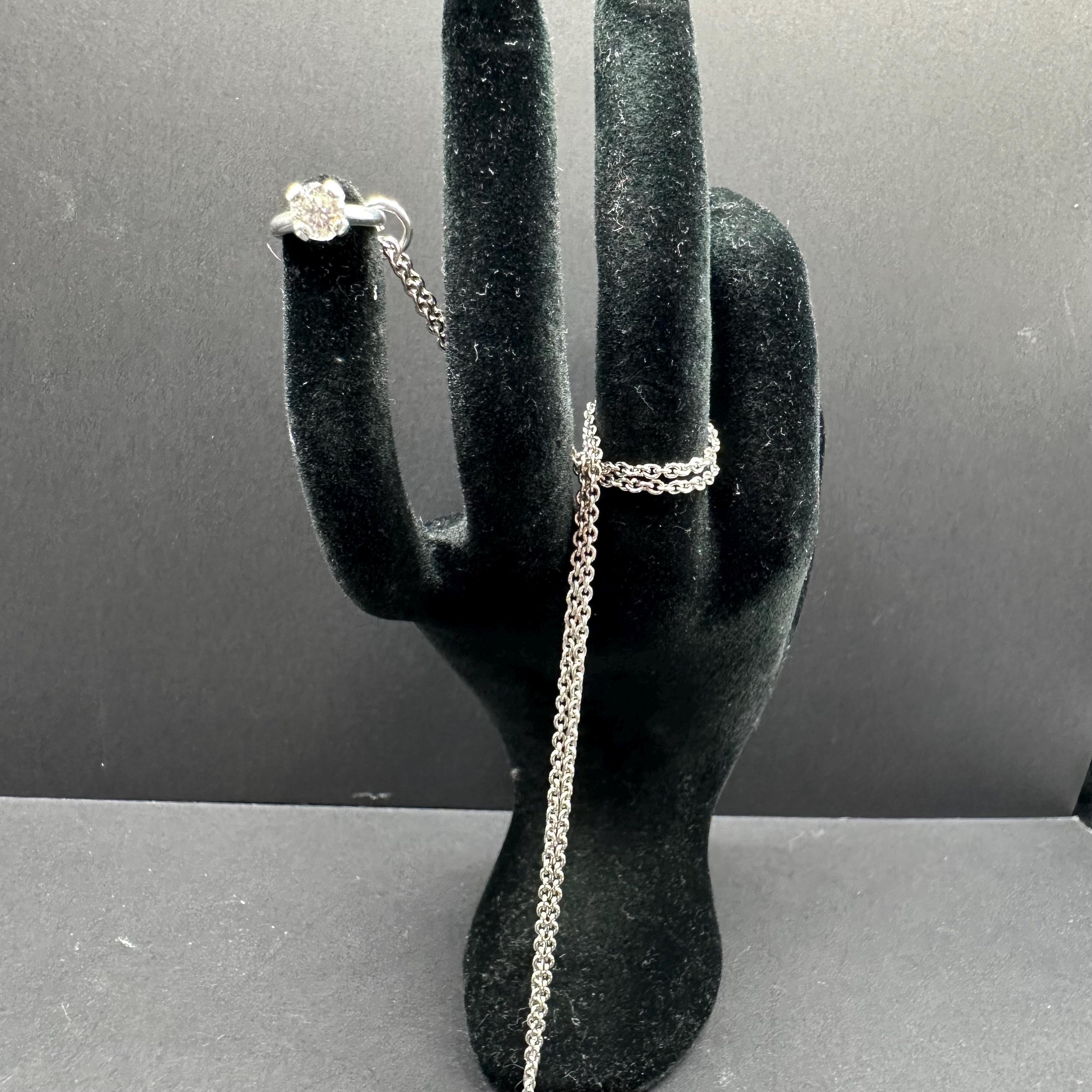 James Avery Wedding Ring Charm Pendant Necklace 16 Inches Length