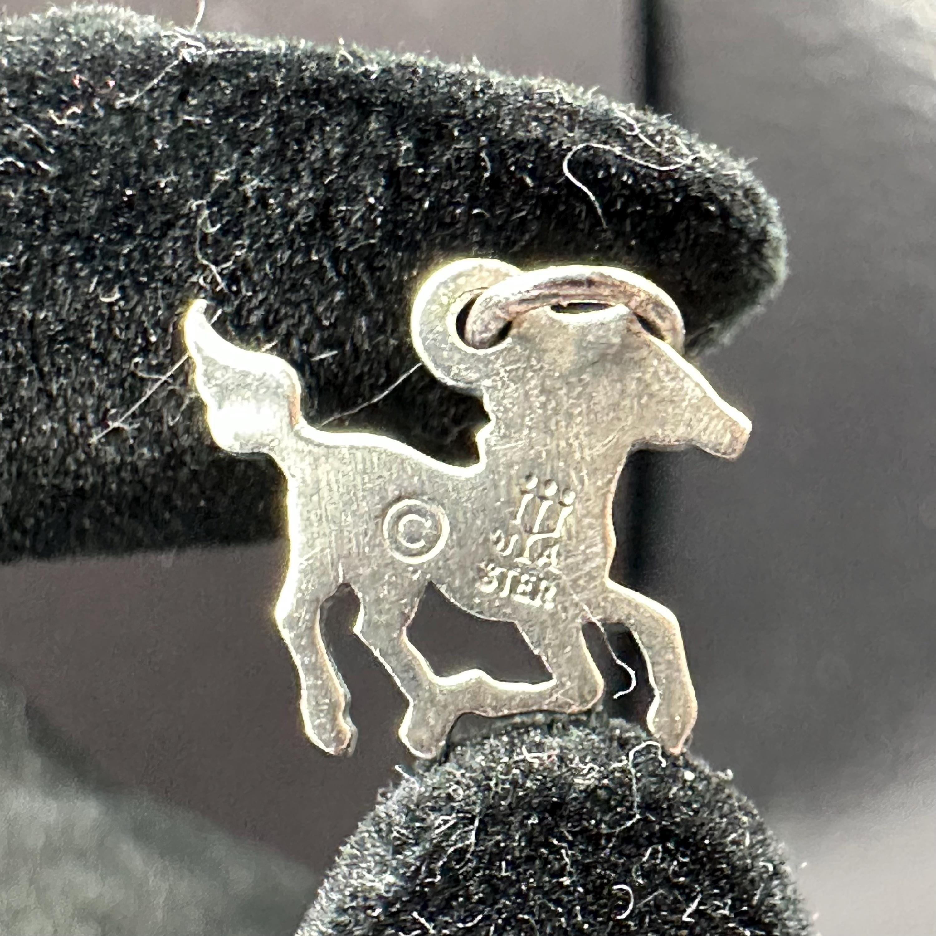 James Avery Wild Horse 2D Flat Sterling Silver Horse Charm RETIRED Vintage