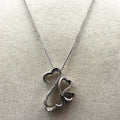 Jane Seymour Triple Motherly Love Pendant Sterling Silver