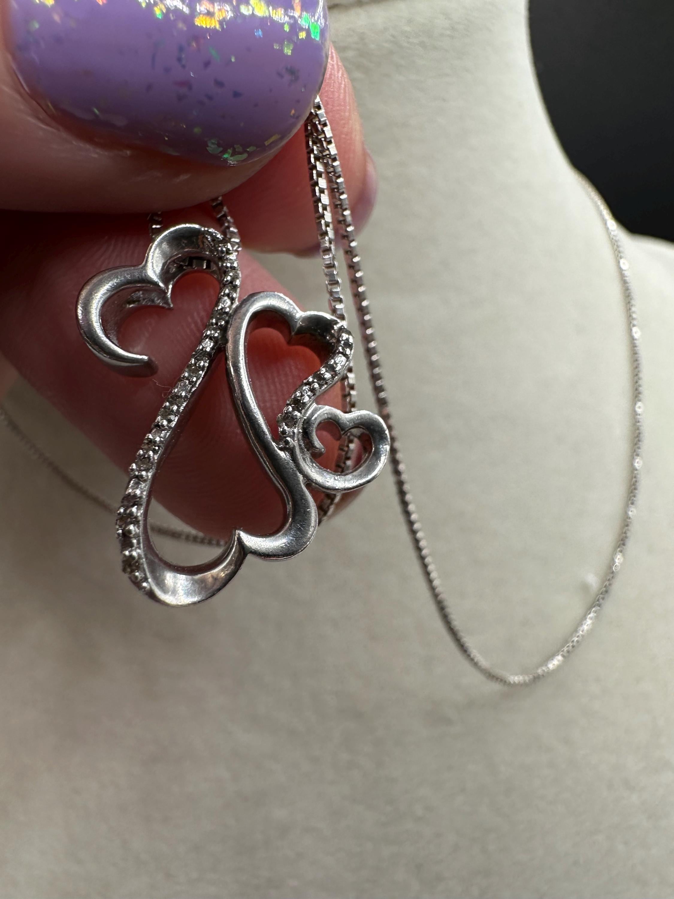 Jane Seymour Triple Motherly Love Pendant Sterling Silver