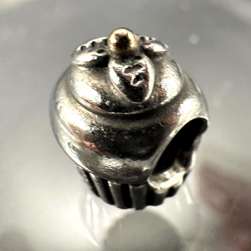 Pandora Sterling Silver 925 Cupcake Charm for Charm Bracelet