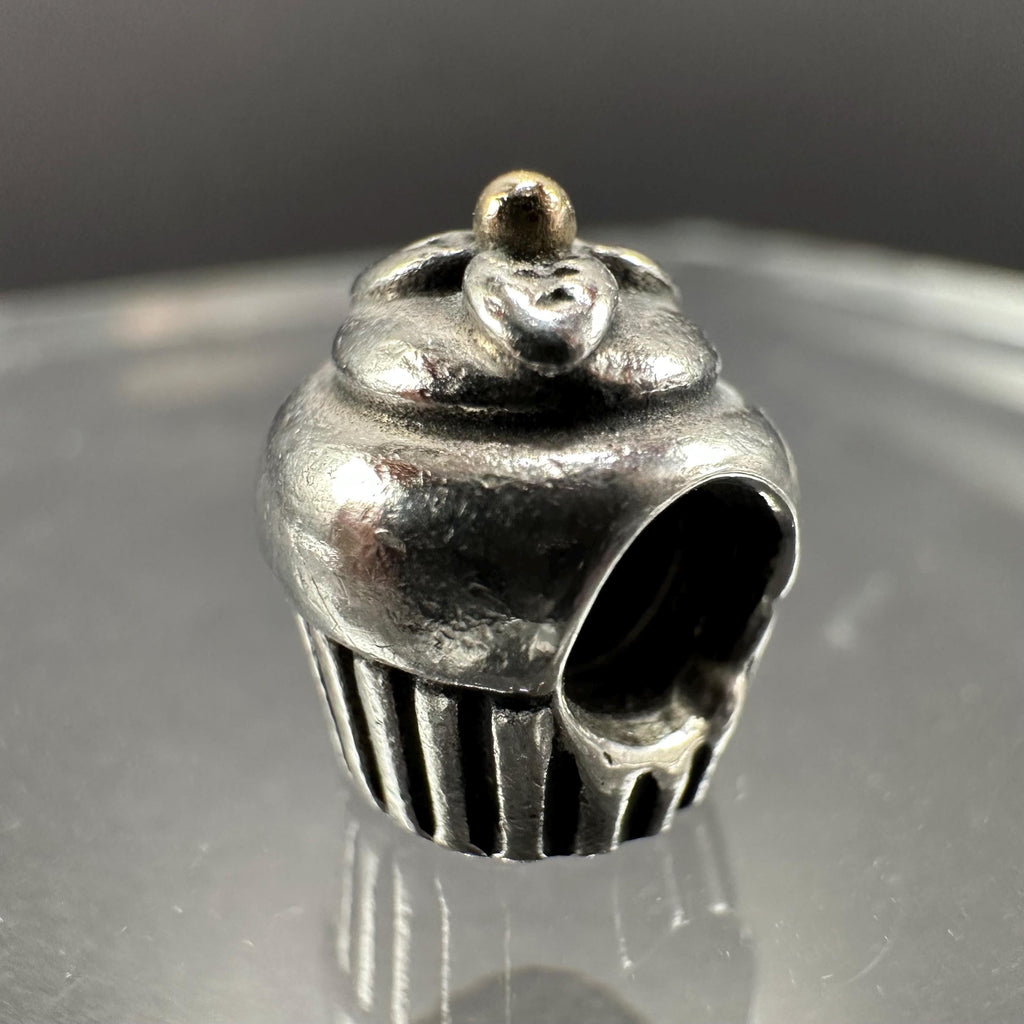 Pandora Sterling Silver 925 Cupcake Charm for Charm Bracelet