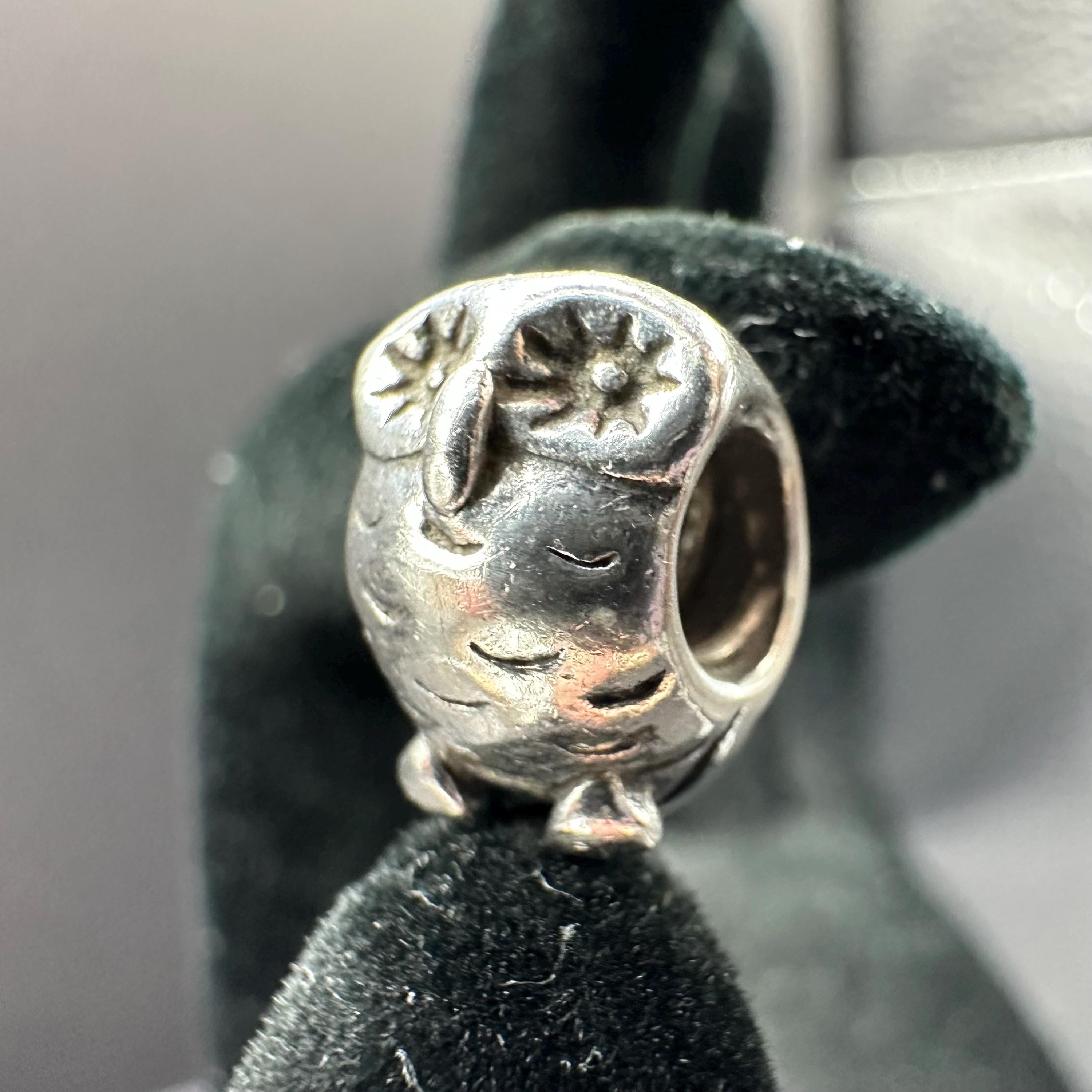 Pandora Sterling Silver 925 Owl Charm for Charm Bracelet