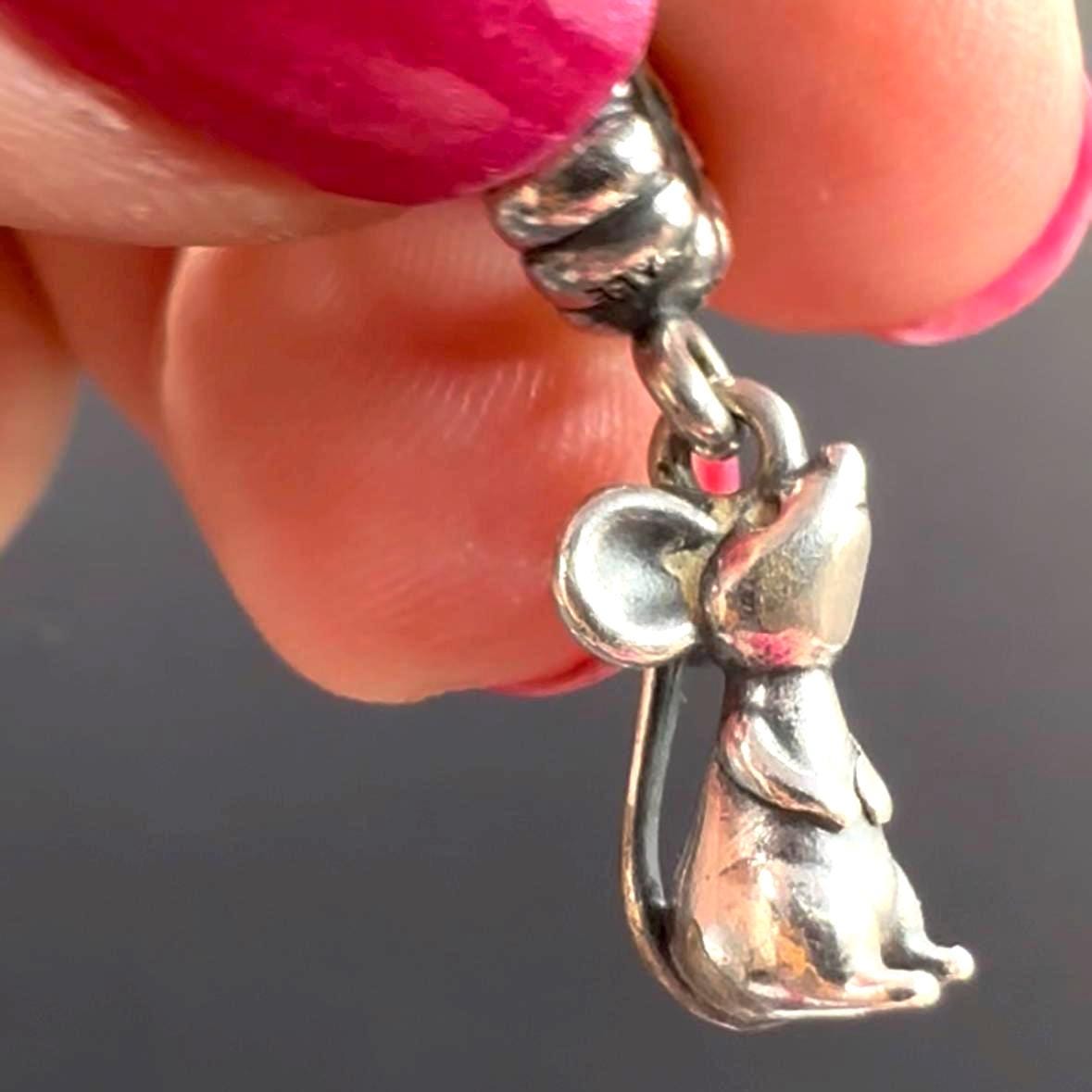 Pandora Sterling Silver 925 Rat Bracelet Charm