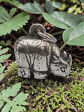 RETIRED James Avery 3D Rhino 925 Sterling Silver Wildlife Animal Charm Pendant