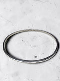 Robert Lee Morris RLM Studio Sterling Silver Hand Hammered Slim Bangle Bracelet 9 Inch
