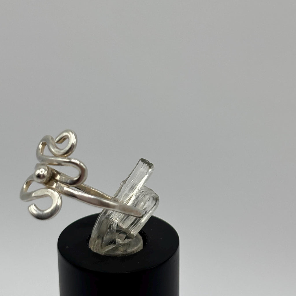 Sterling Silver 925 Scroll Ring Size 5.5 Vintage