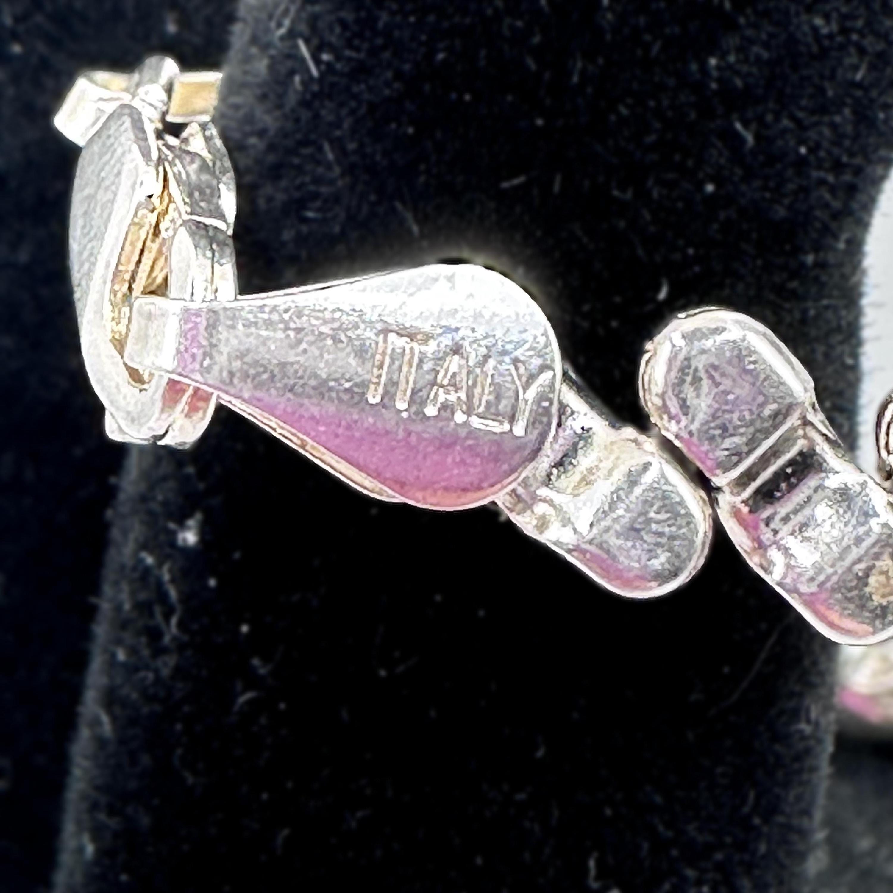 Sterling Silver Bracelet - ITALY 7 inches