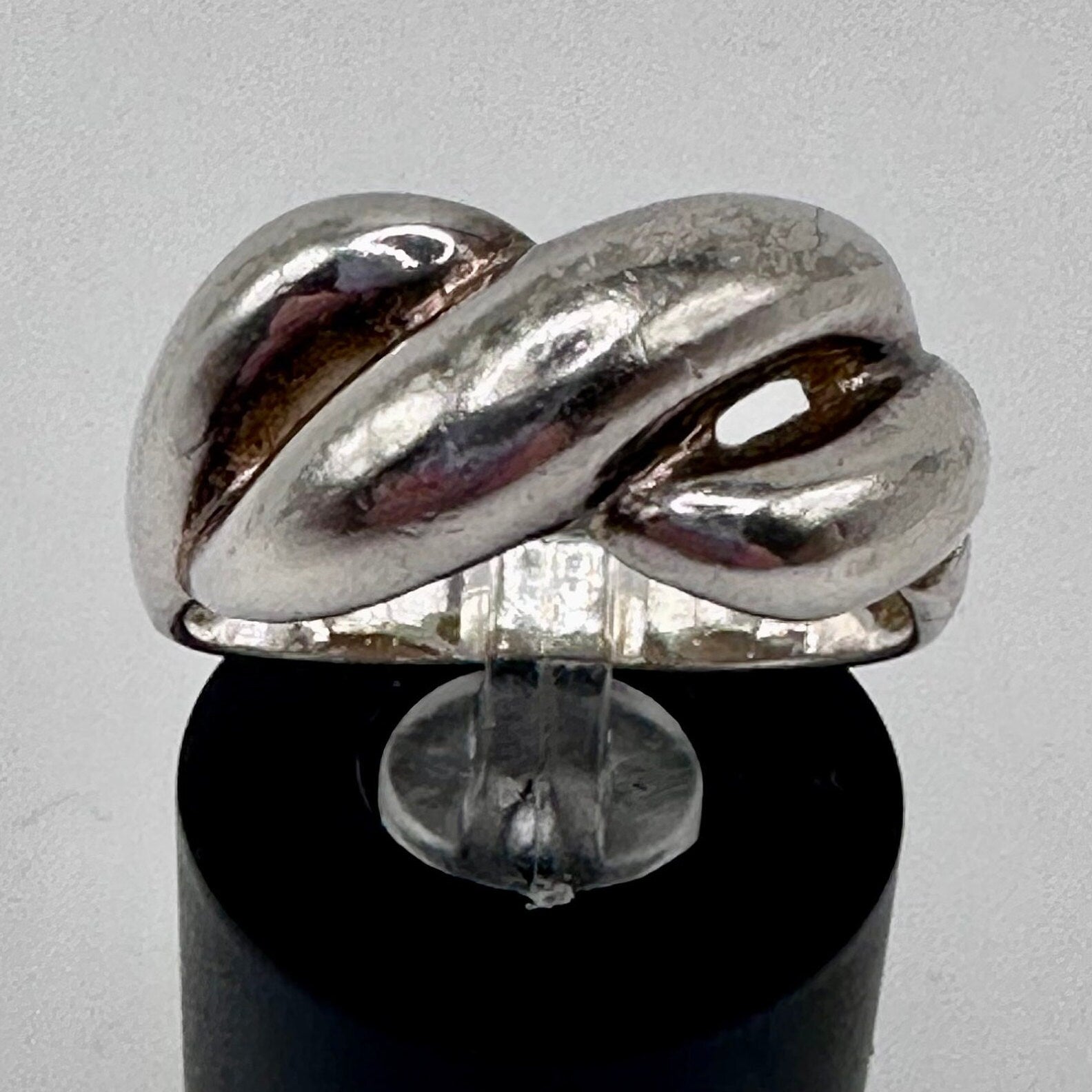 Sterling Silver Braided Ring Size 7.25