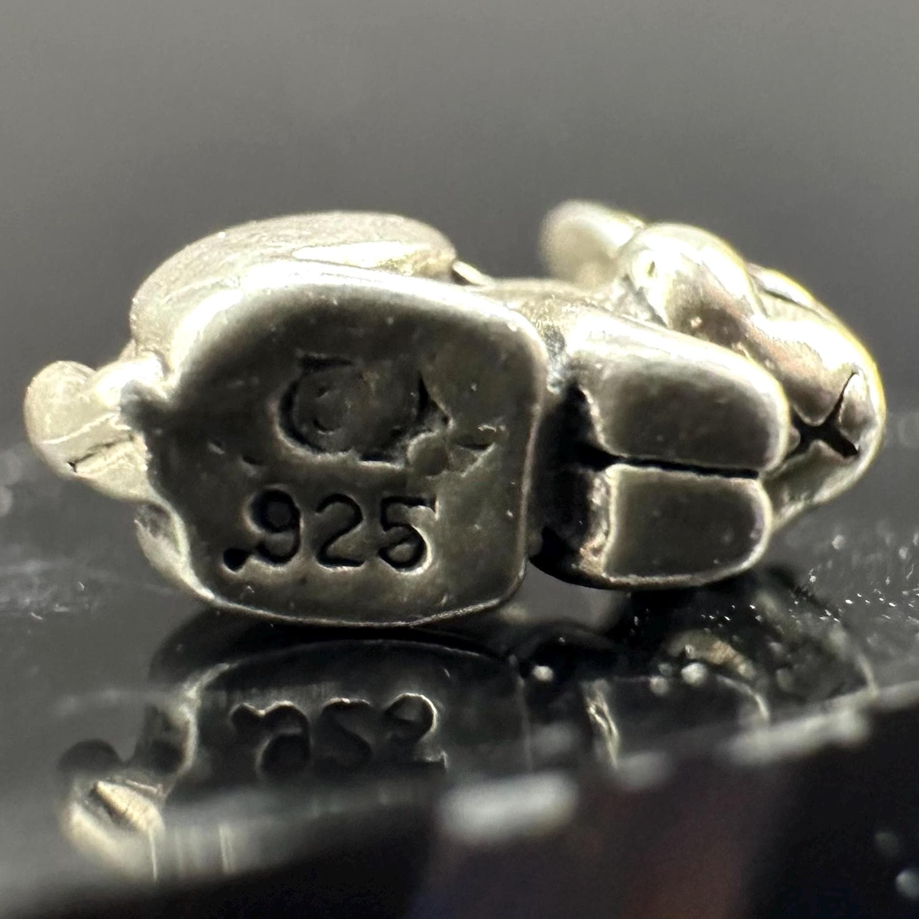 Sterling Silver Bunny Rabbit Charm for Charm Bracelet Without Loop