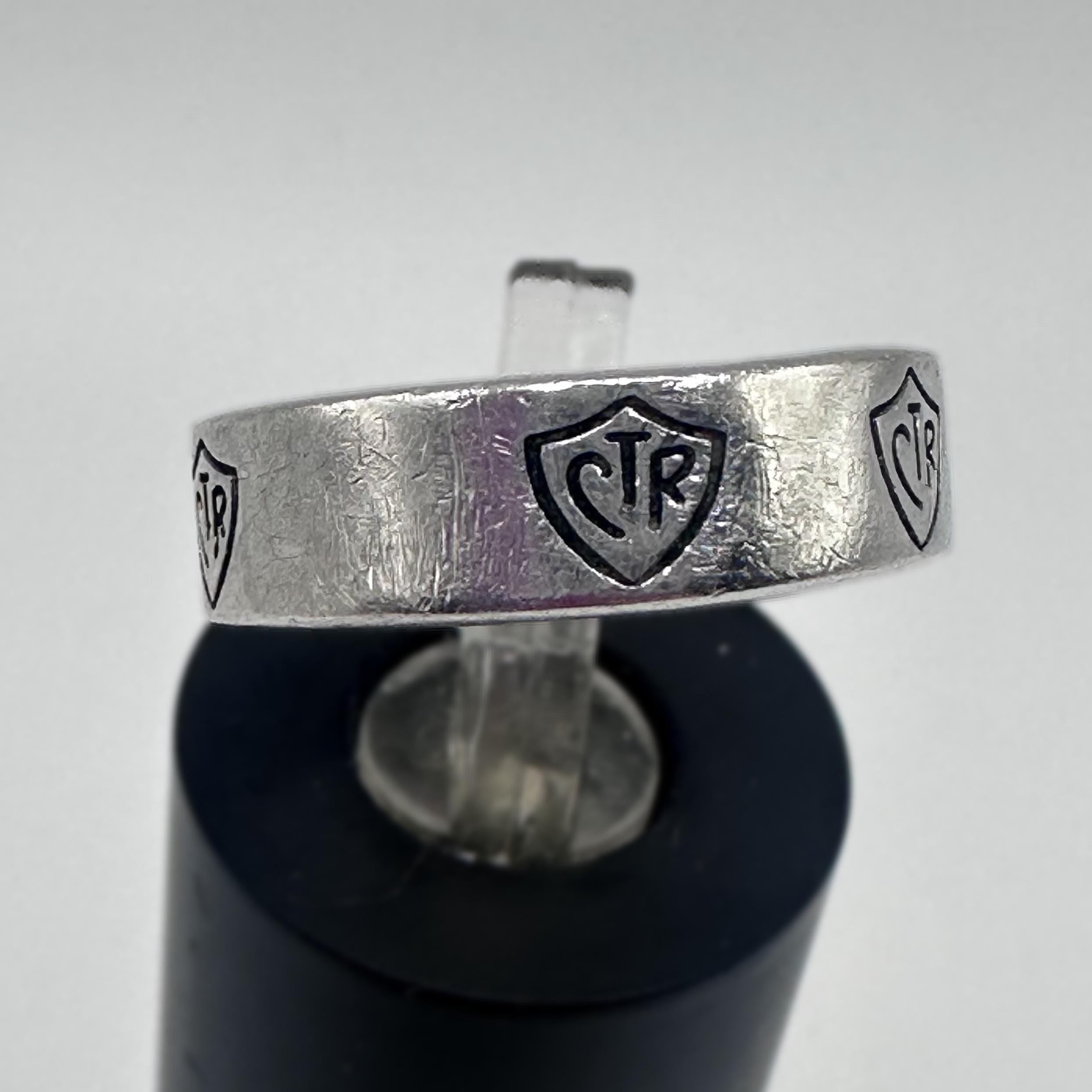 Sterling Silver CTR Ring Size 5.5