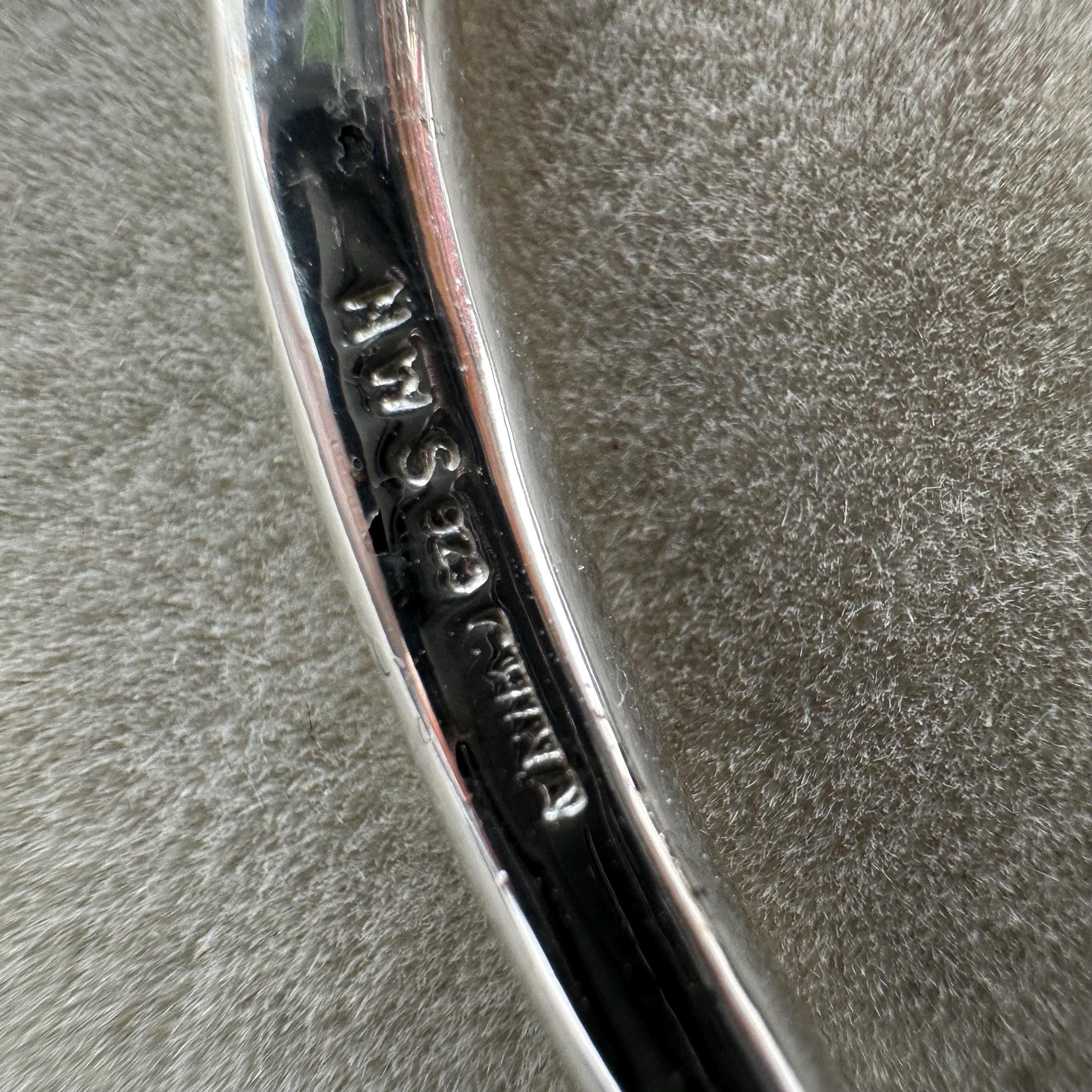 Sterling Silver Heart Pendant Necklace 16 Inches Length