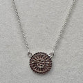 Sterling Silver Medallion Necklace