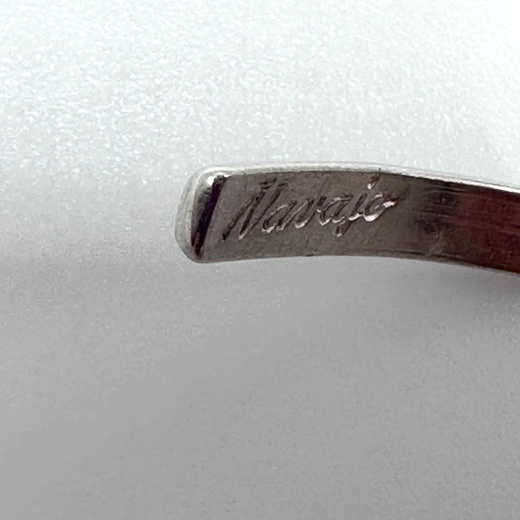 Sterling Silver Navajo Native American Oyster Copper Turquoise Cuff Bracelet