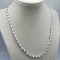 Sterling Silver Twisted Necklace ITALY