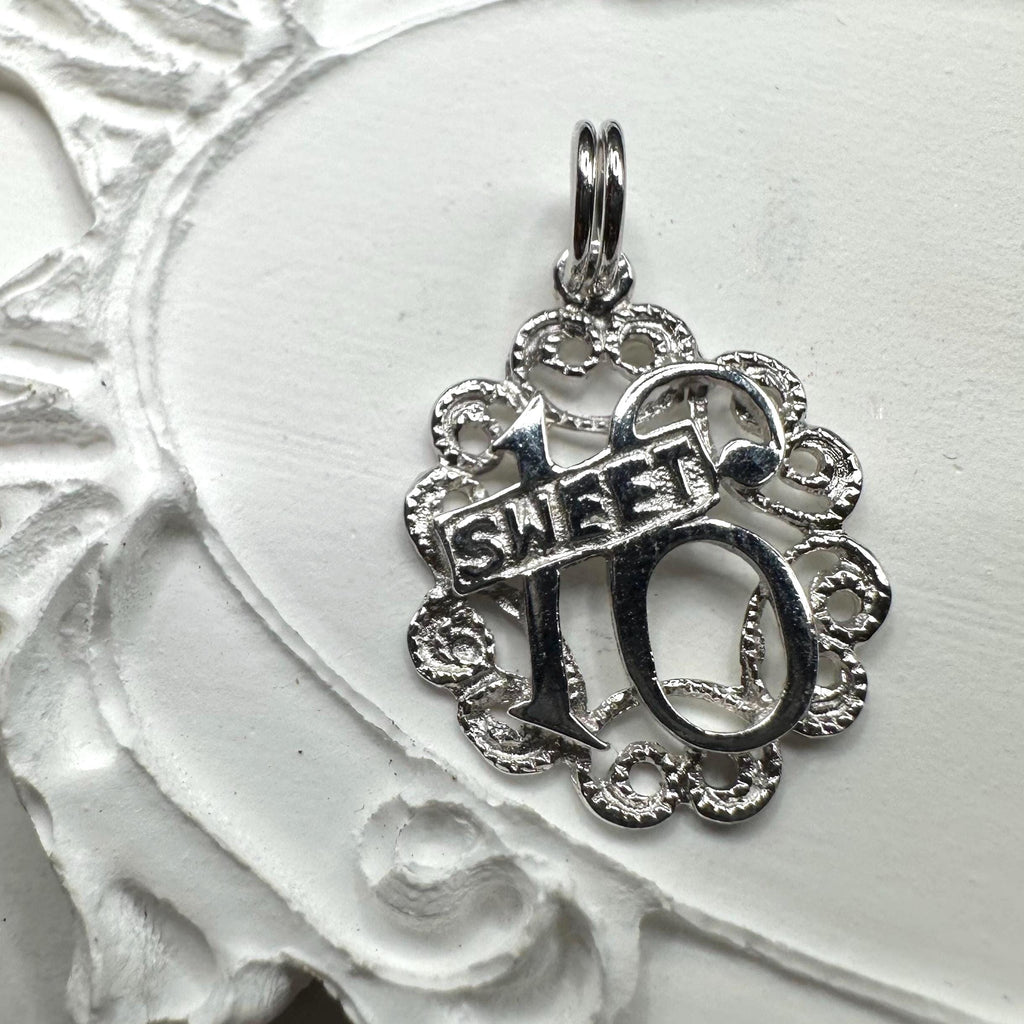 Sweet 16 Sterling Silver 925 Necklace Pendant