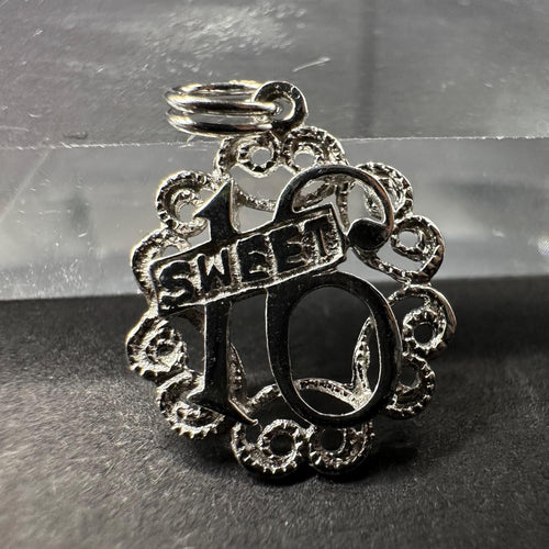 Sweet 16 Sterling Silver 925 Necklace Pendant